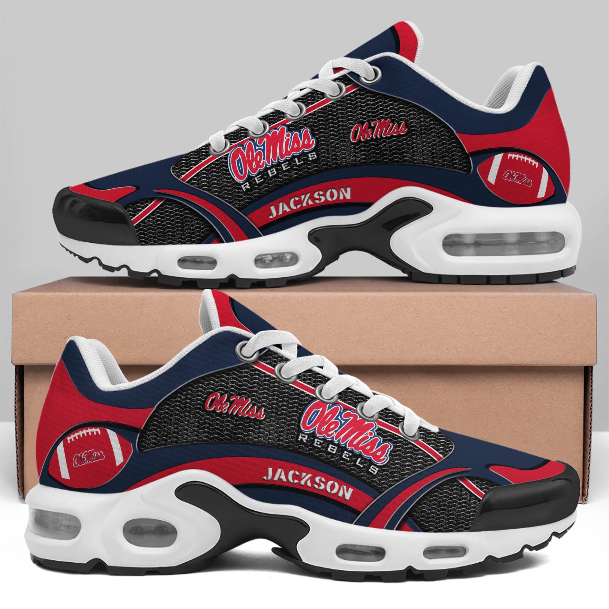 Ole Miss Rebels Team TN Shoes 2026 Version Custom Name 889