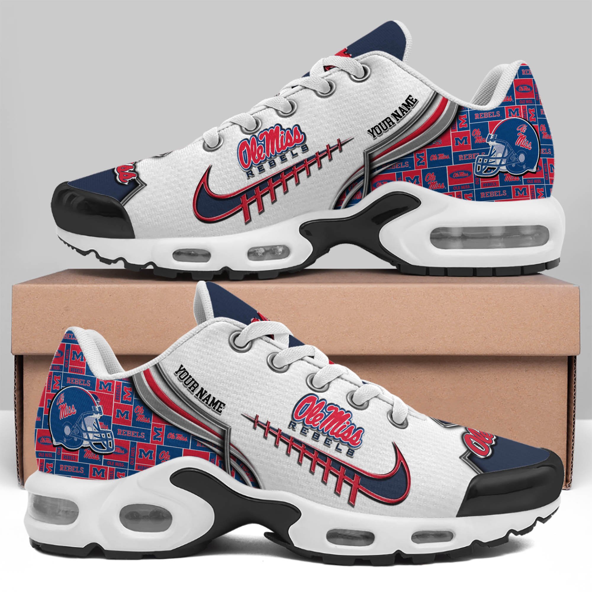 Ole Miss Rebels TN Shoes 2026 Version Custom Your Name 642