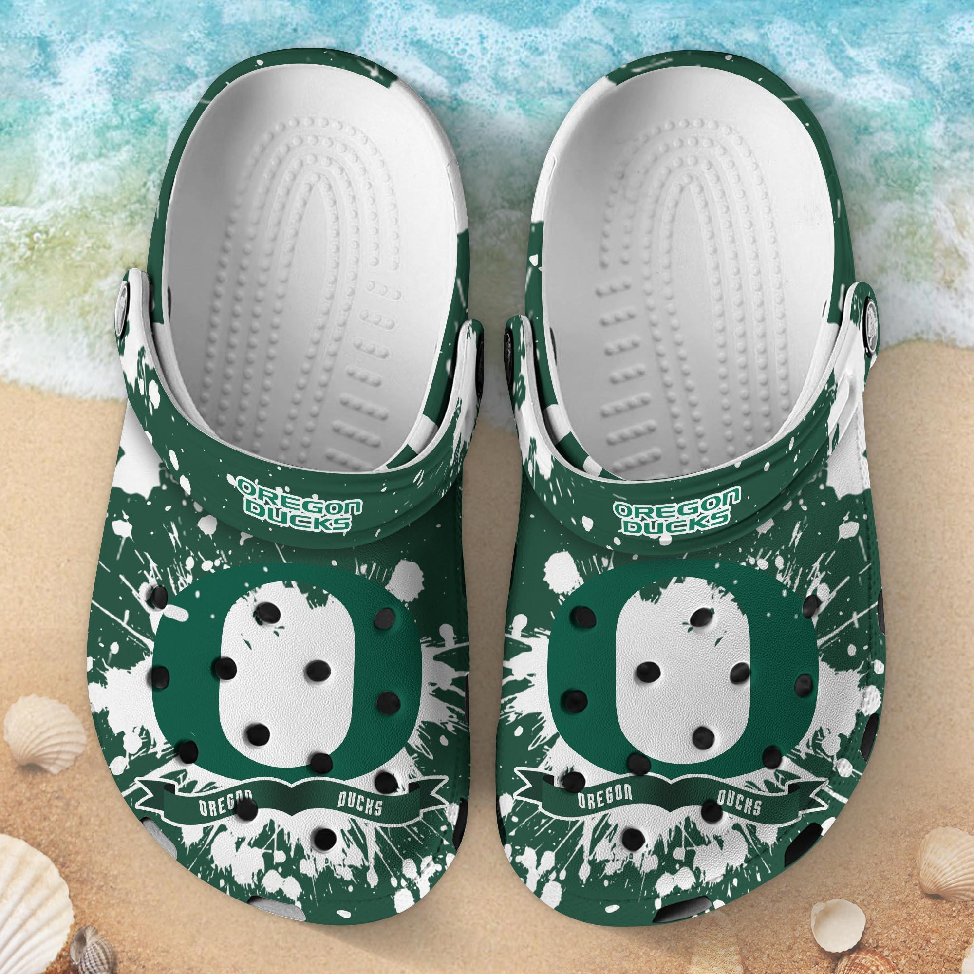 Oregon Ducks Clog Shoes, Water Shoes