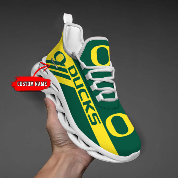 Oregon Ducks Custom Name PERSONALIZED MAX SOUL SHOES DS004