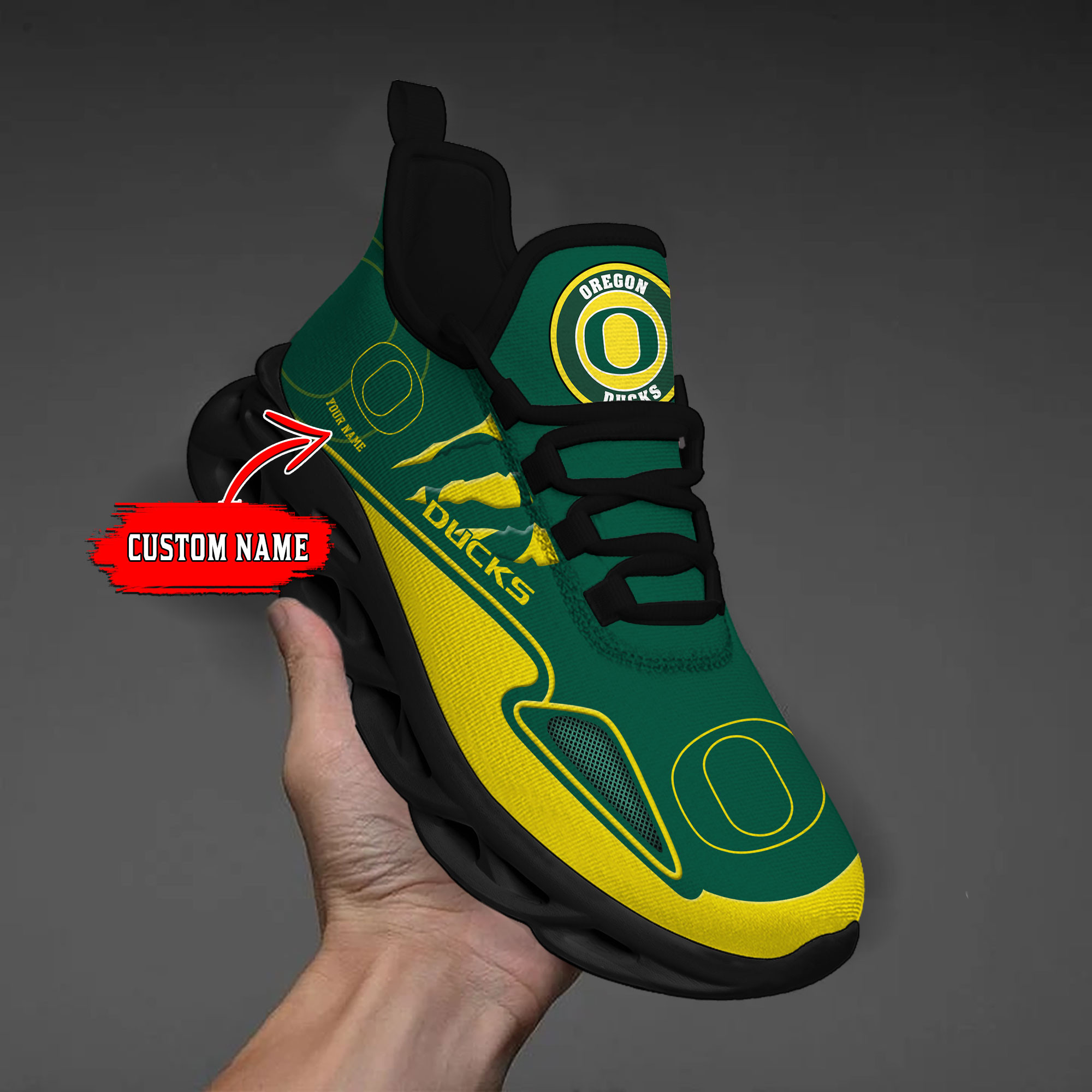 Oregon Ducks Max Soul Shoes