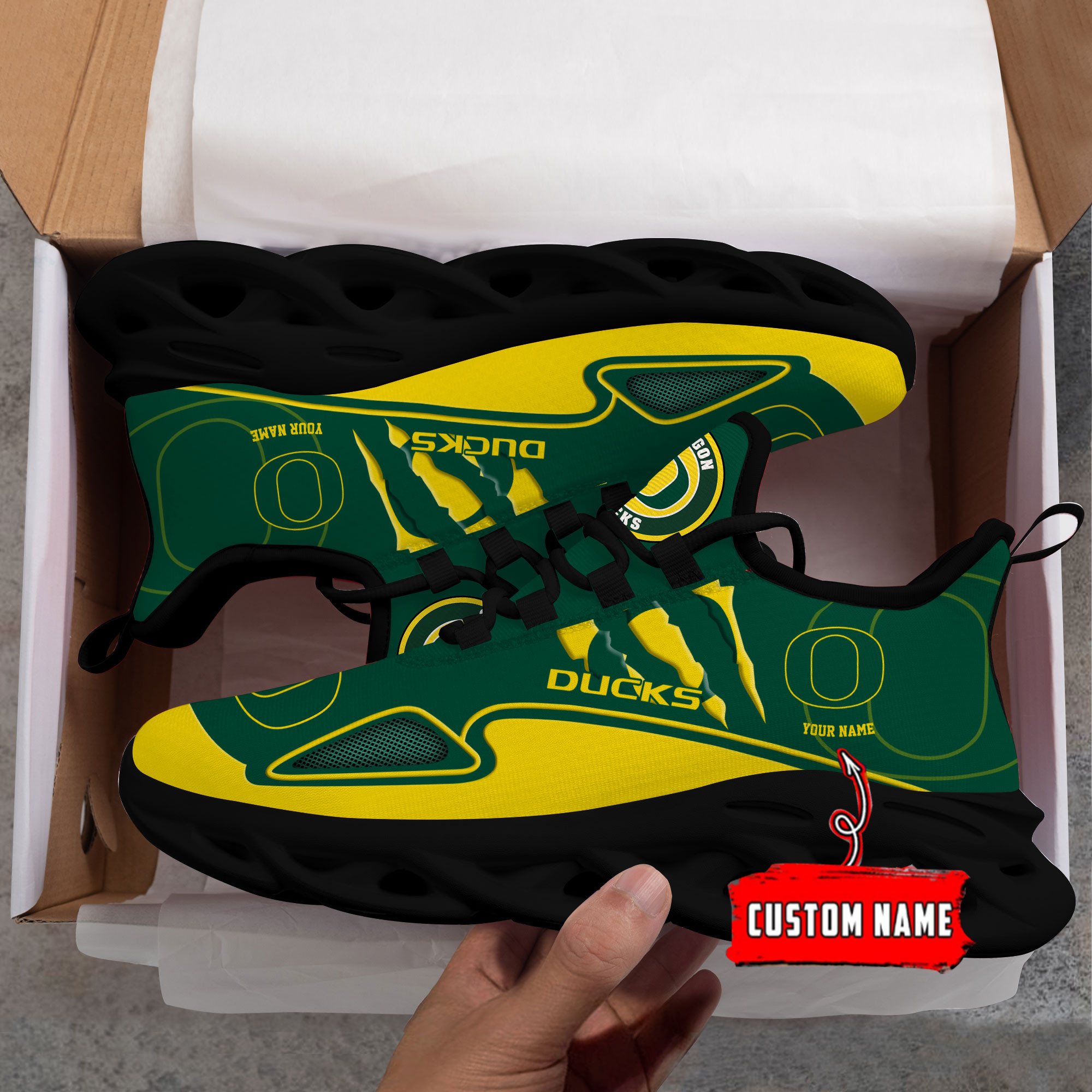 Oregon Ducks Max Soul Shoes
