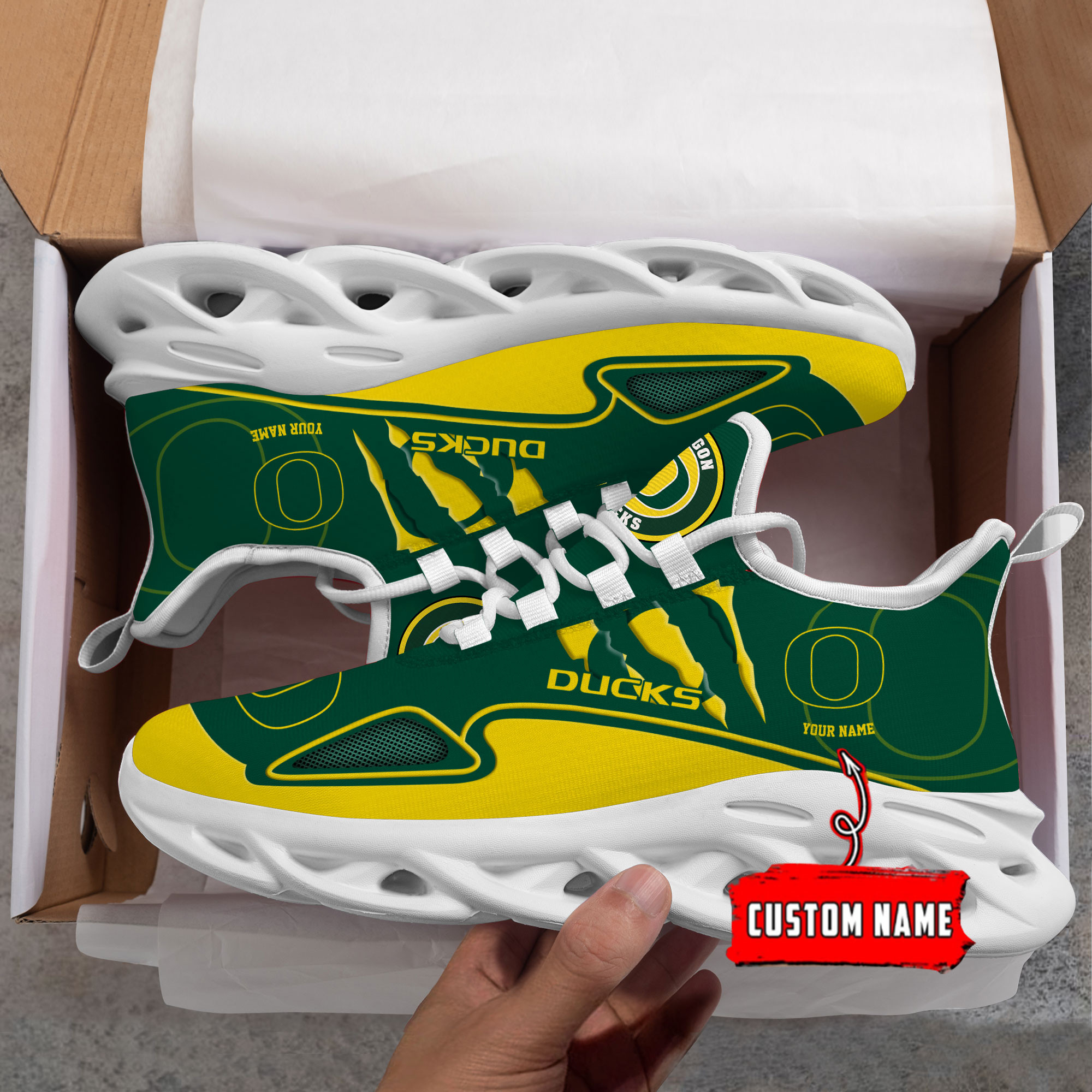 Oregon Ducks Max Soul Shoes