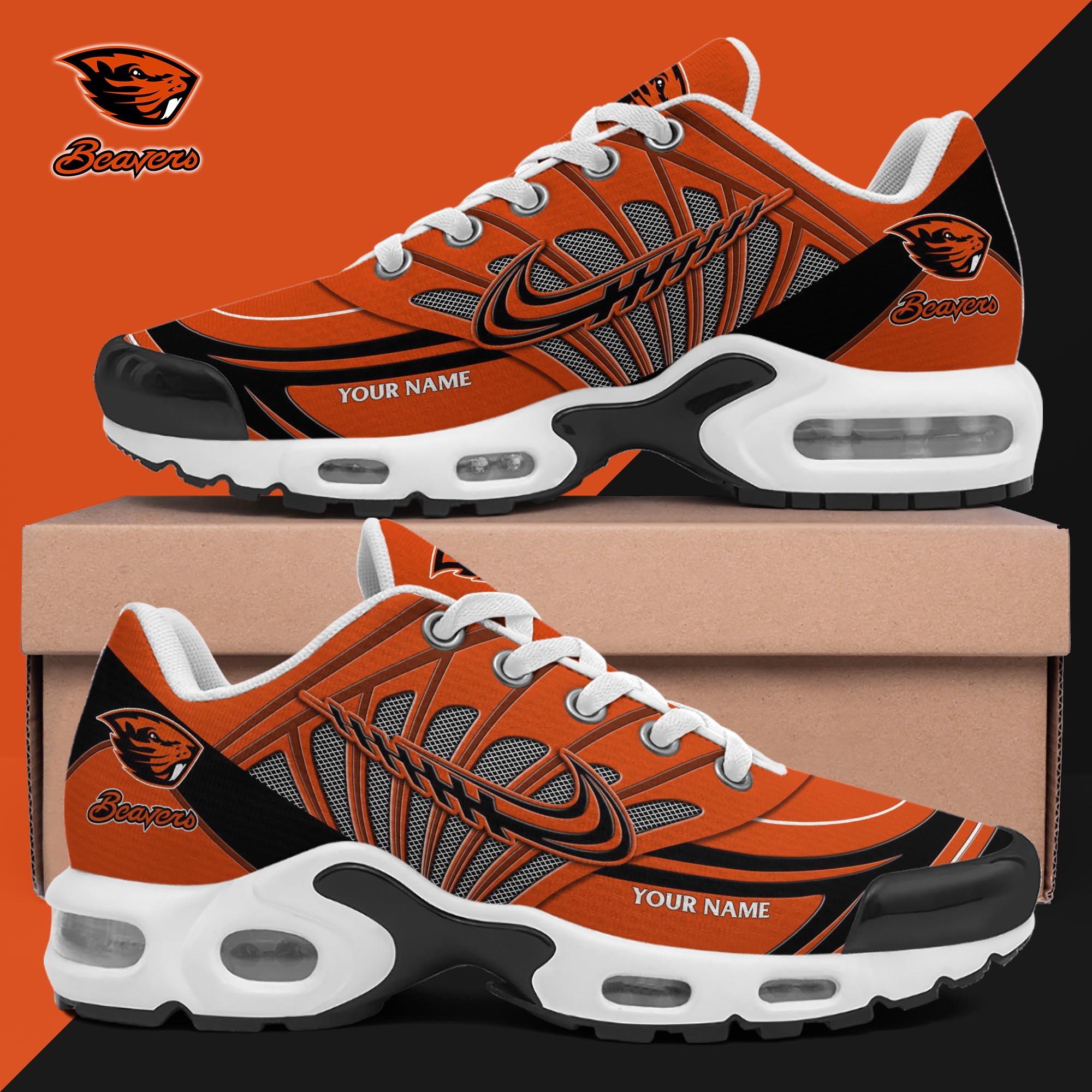 Oregon State Beavers TN Shoes 2026 Version Custom Name 135