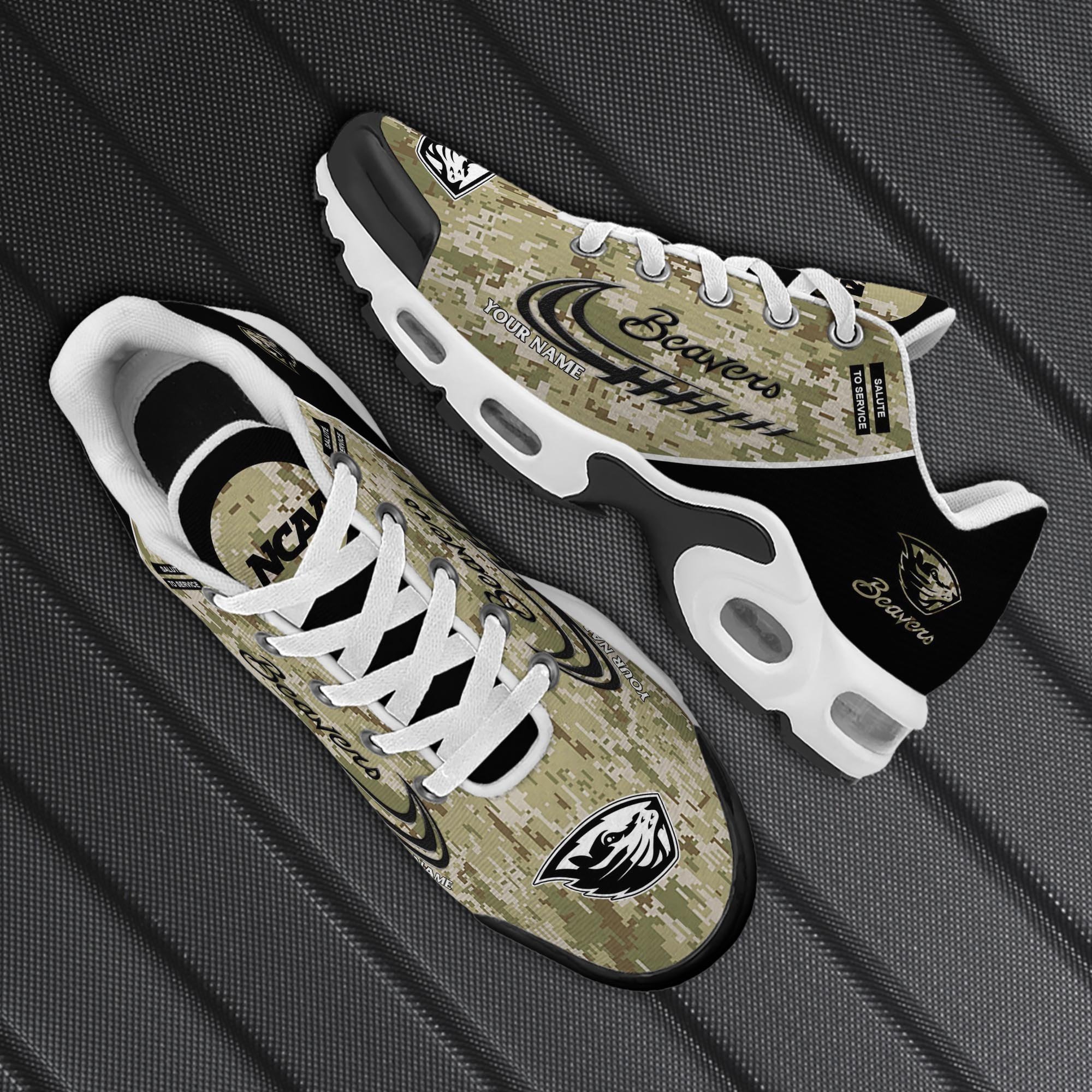 Oregon State Beavers TN Shoes 2026 Version Custom Name, Camouflage Shoes, Gifts For Football Lovers PH636
