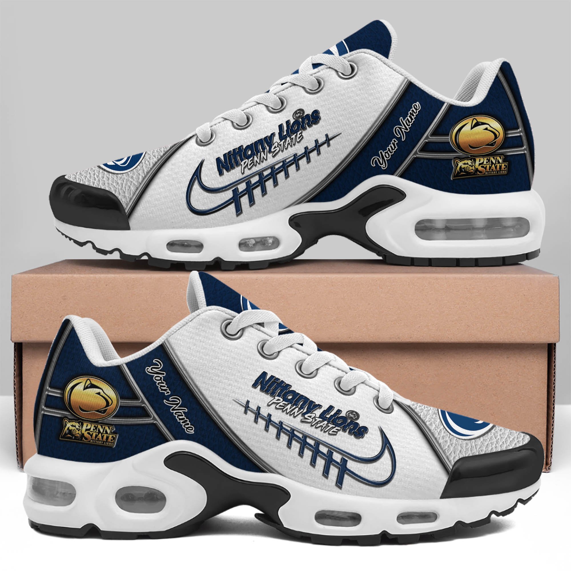 Penn State Nittany Lions TN Shoes 2026 Version Custom Your Name, Football Team Shoes, Football Shoes For Fans, Sport Gifts, Gifts For Lovers ETHY