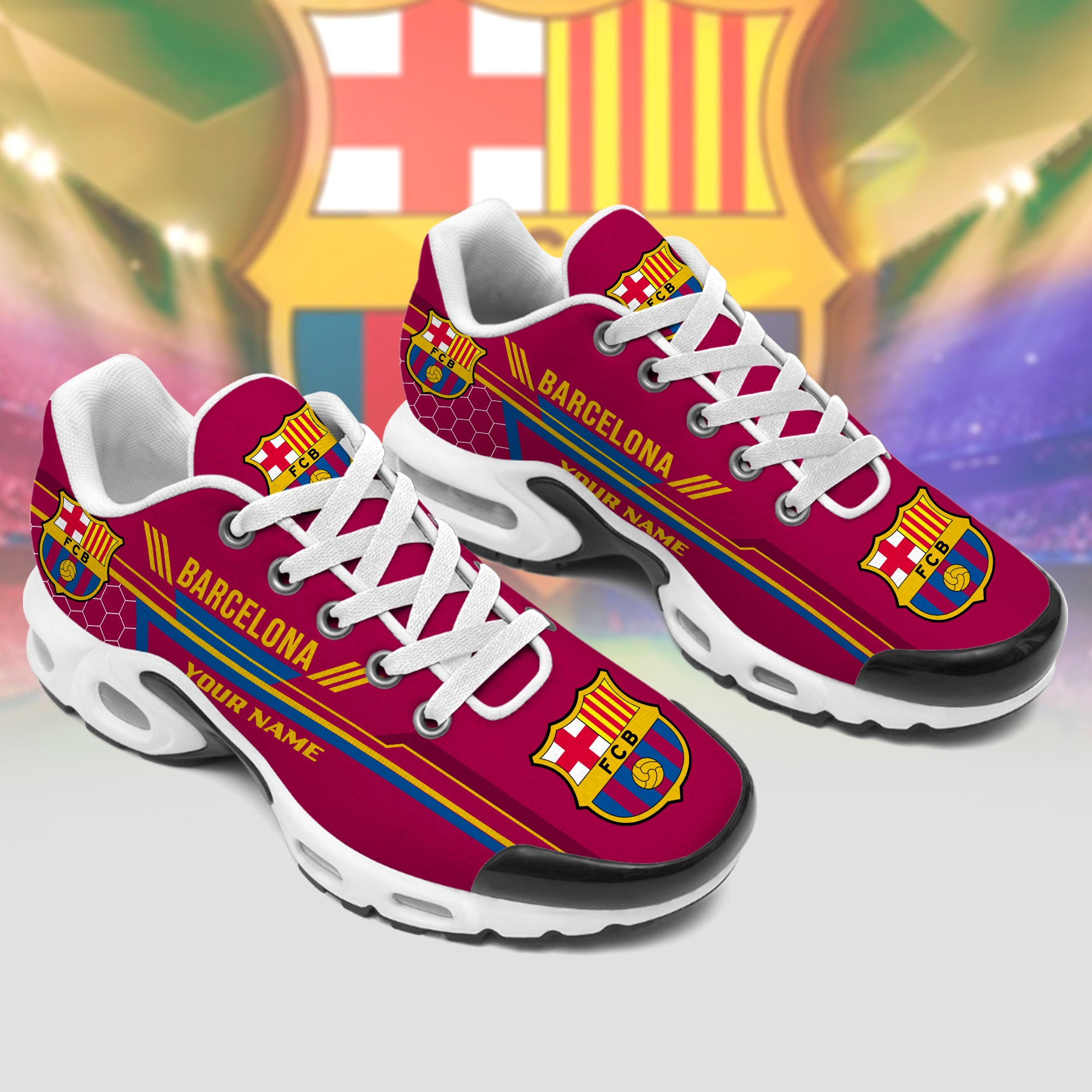 Personalized Barcelona Q7 Air Cushion Sneaker