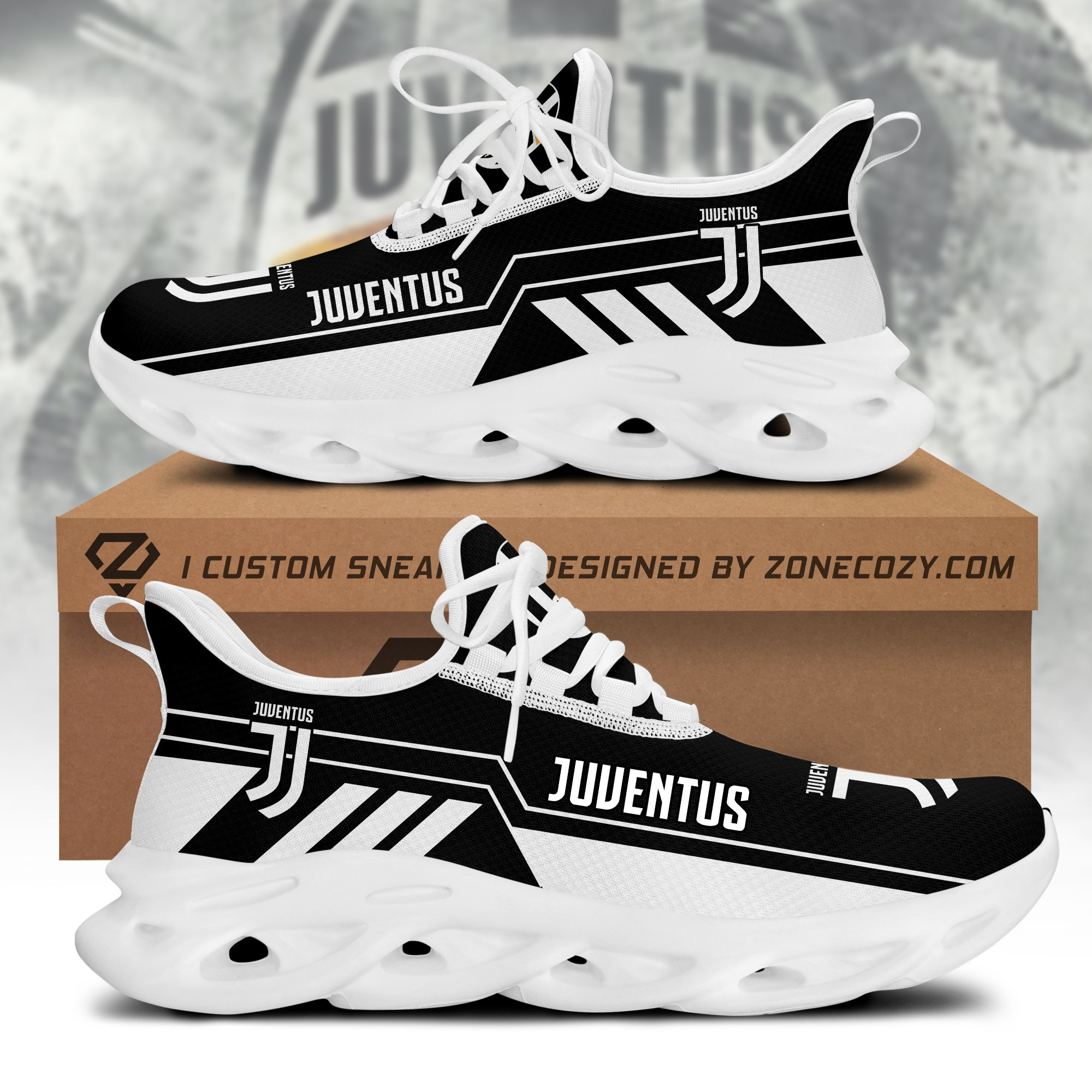 Personalized Juventus Q8 Clunky Custom Sneaker