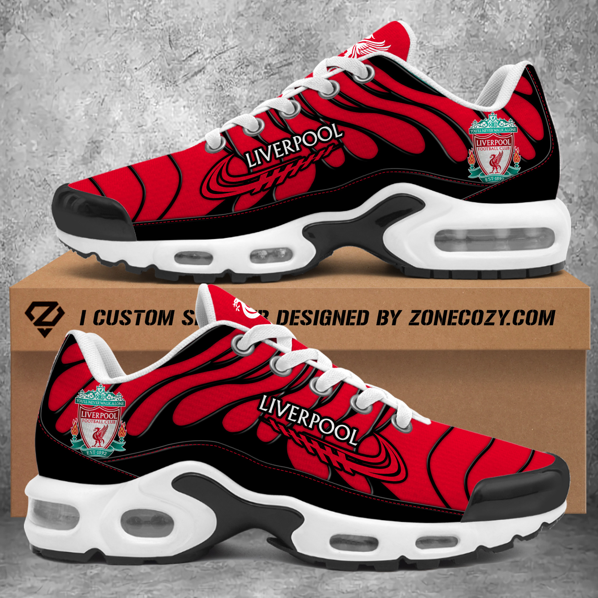 Personalized Liverpool Air Cushion Sneaker V6