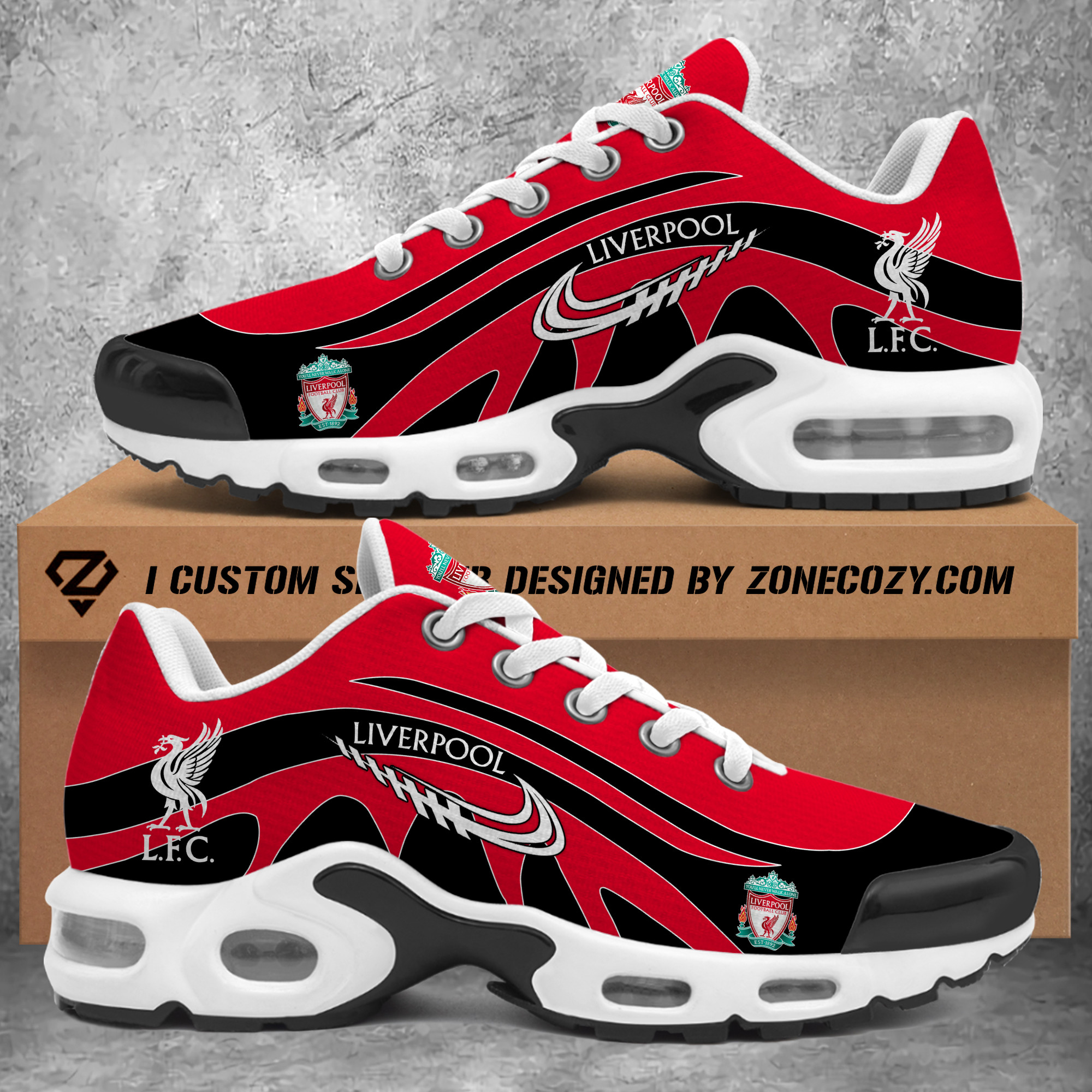 Personalized Liverpool Air Cushion Sneaker V9