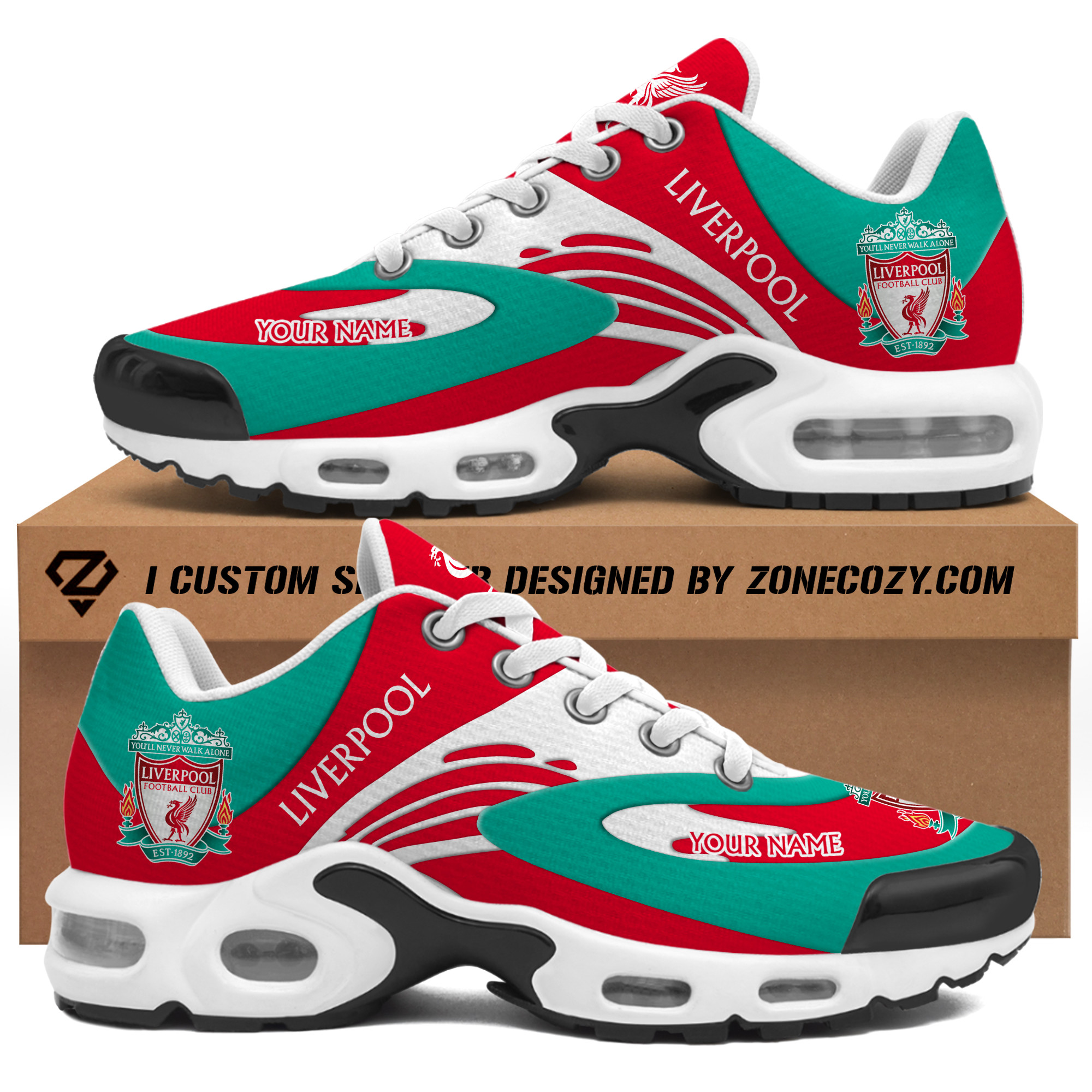 Personalized Liverpool Sport Air Cushion Sneaker V3