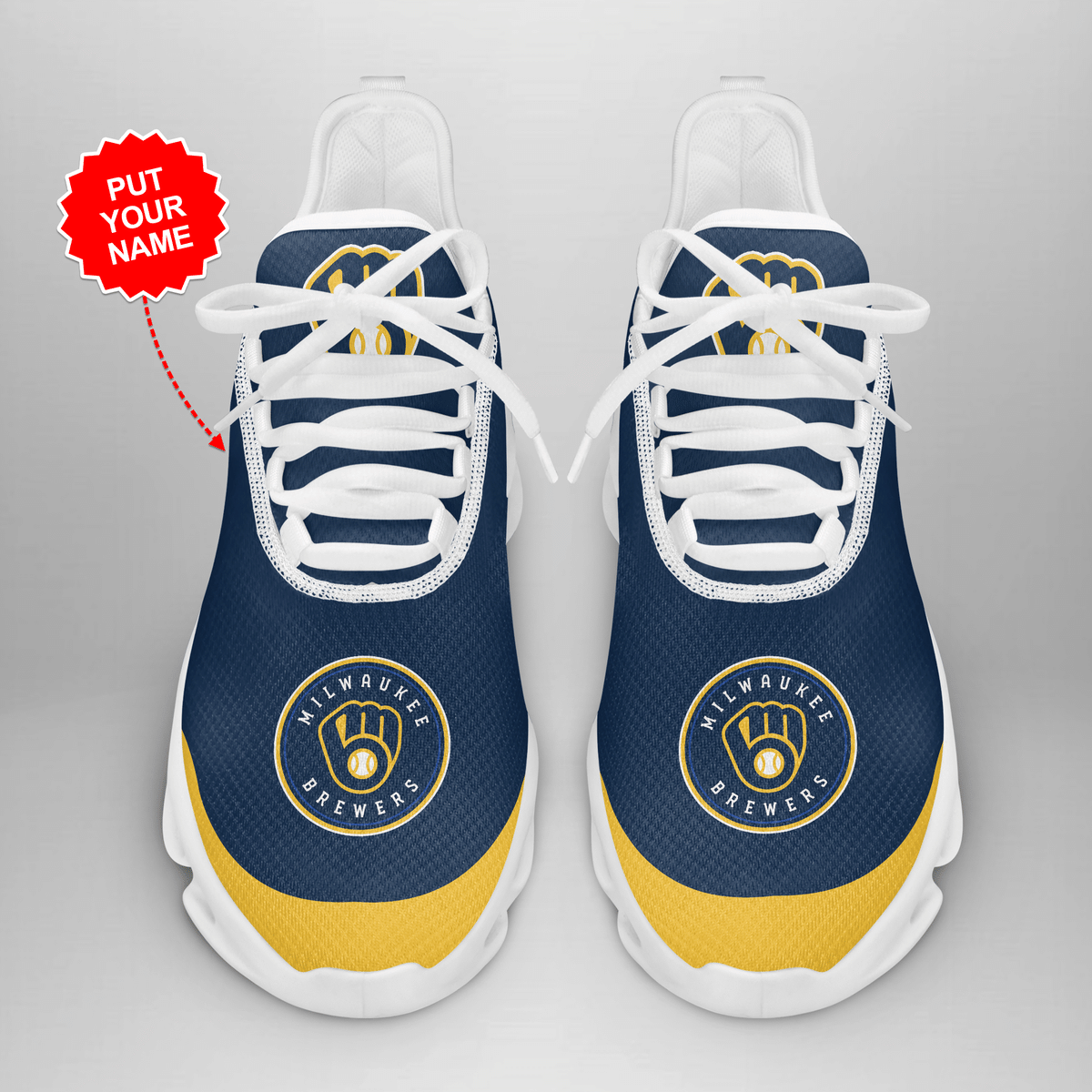 Personalized Milwaukee Brewers Custom Sneaker