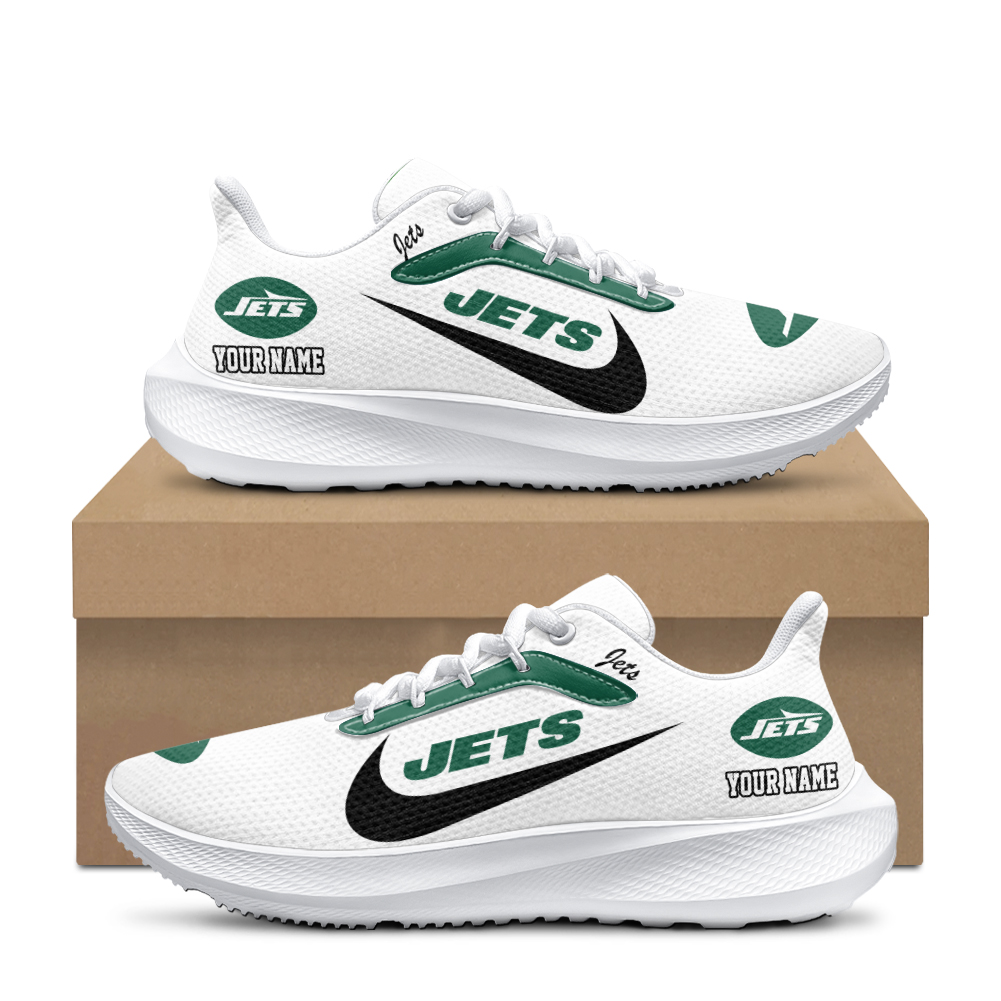 Personalized New York Jets Running Sneakers