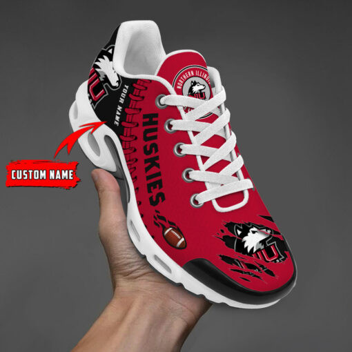 Personalized Northern Illinois Huskies Team Logo Rugby Ball Pattern TN Air Max Shoes Air Cushion Sneakers