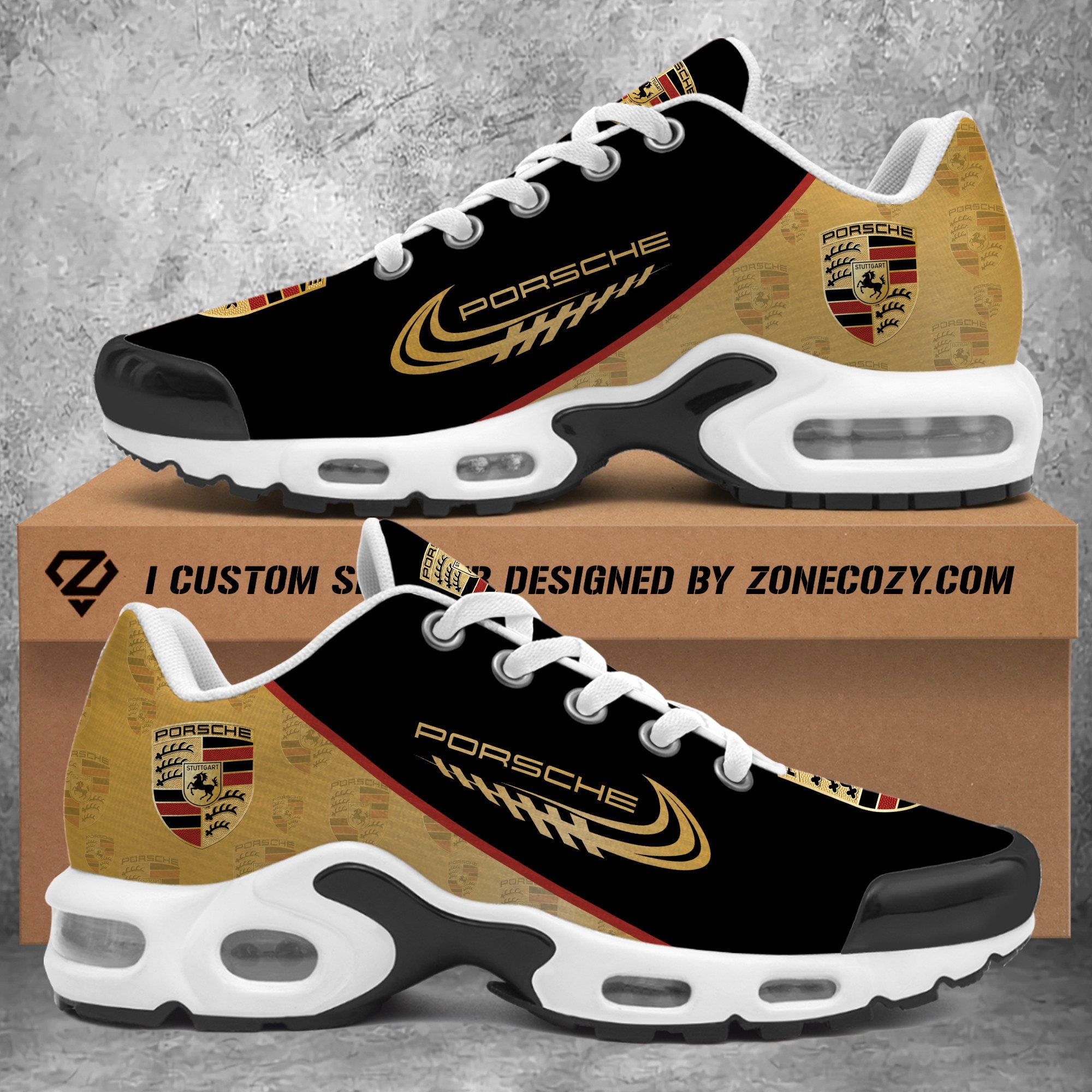Personalized Porsche Air Cushion Sneaker