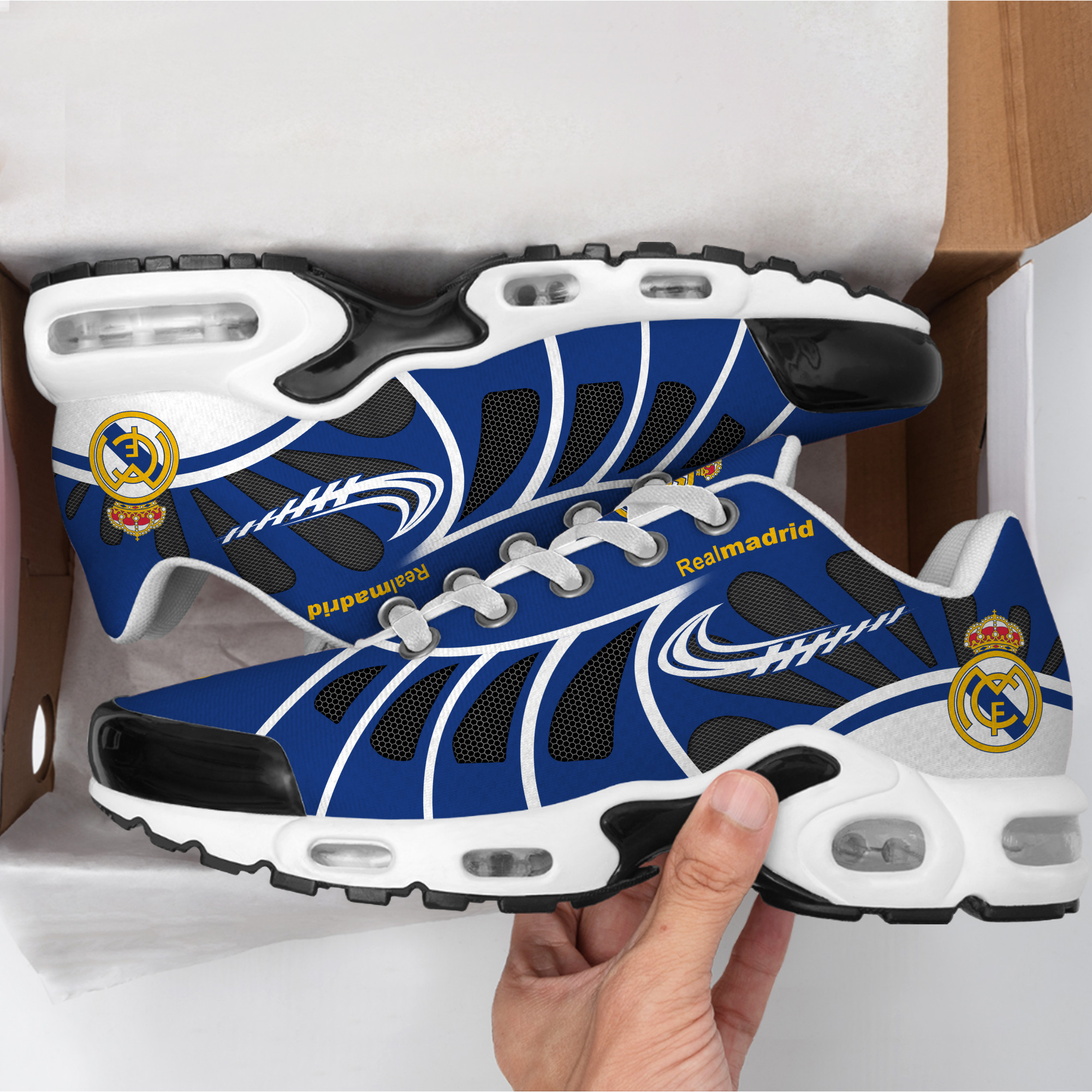 Personalized Real Madrid Air Cushion Sneaker V4