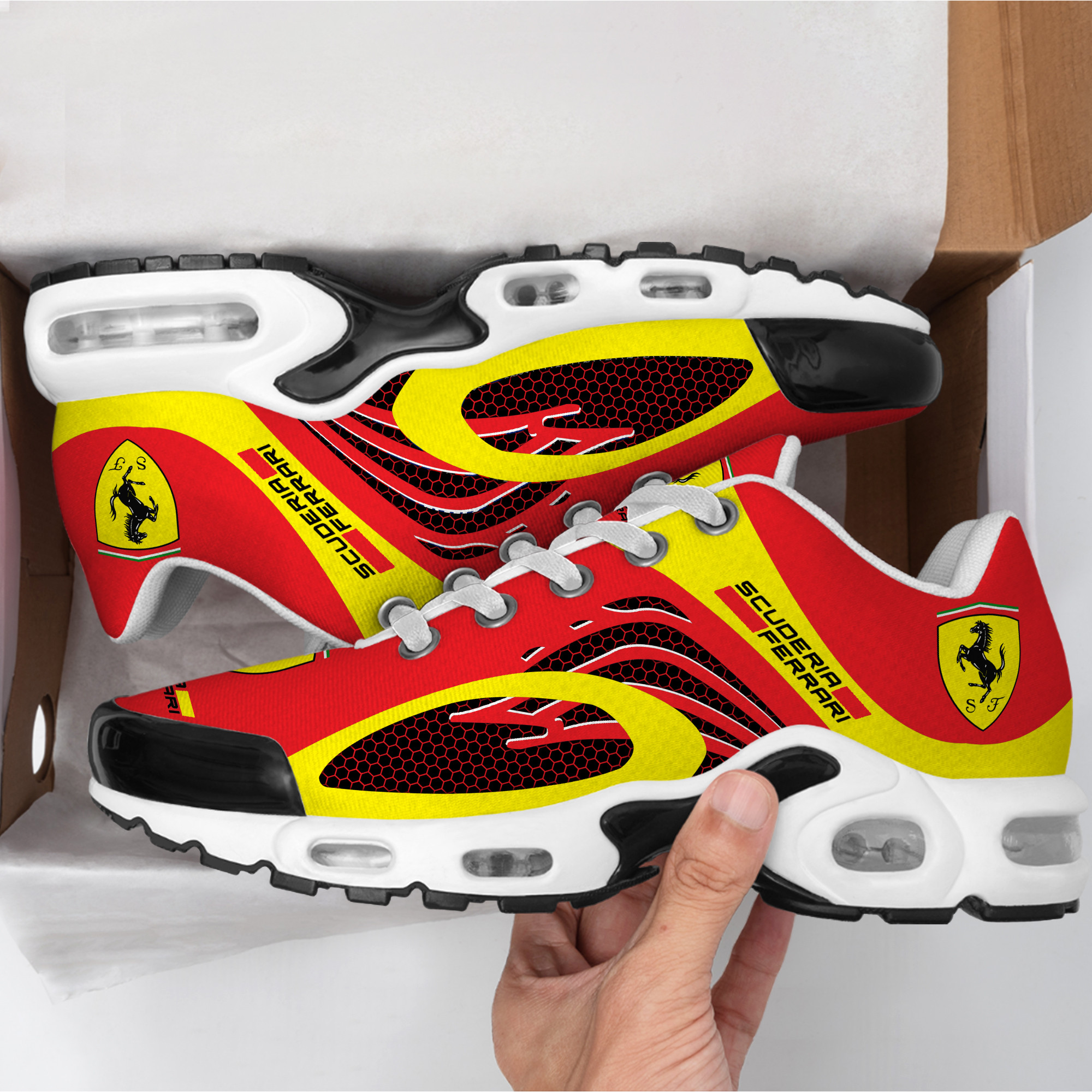 Personalized Scuderia Ferrari Air Cushion Sneaker V5