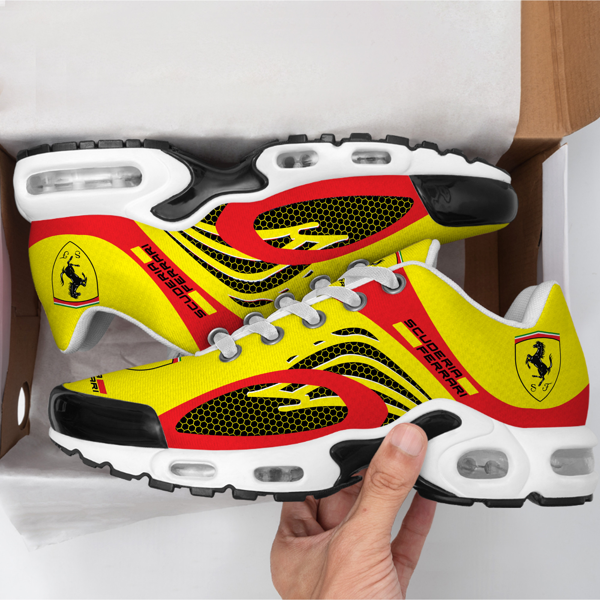 Personalized Scuderia Ferrari Air Cushion Sneaker V5