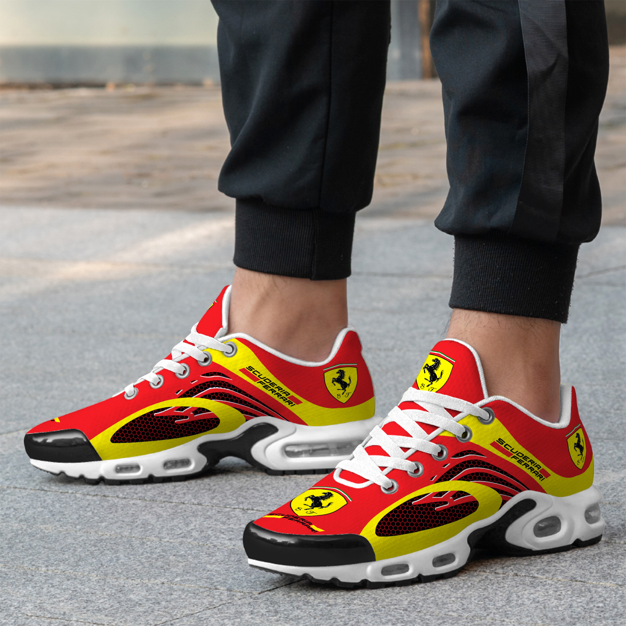 Personalized Scuderia Ferrari Air Cushion Sneaker V5