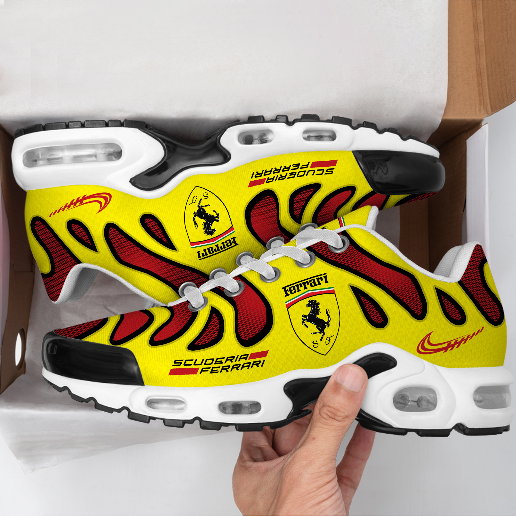 Personalized Scuderia Ferrari Air Cushion Sneaker V6