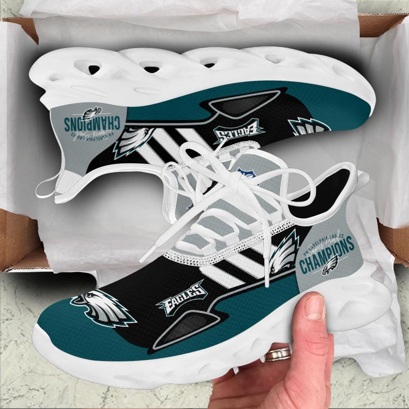 Philadelphia Eagles 2025 Super Bowl LIX Champions Max Soul Shoes