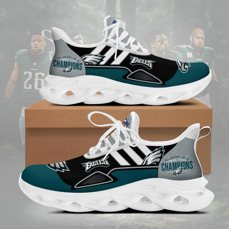 Philadelphia Eagles 2025 Super Bowl LIX Champions Max Soul Shoes