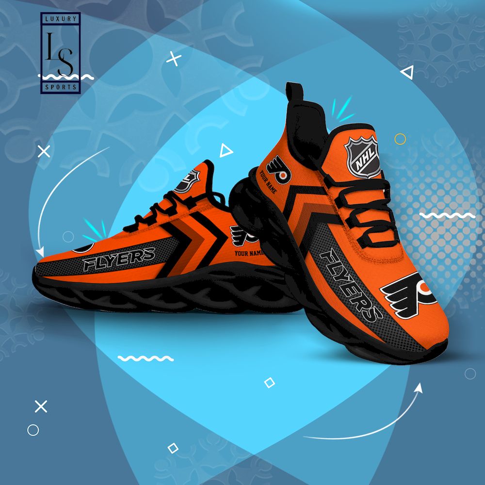 Philadelphia Flyers NHL Personalized Max Soul Shoes
