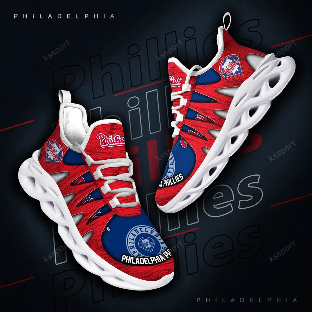 Philadelphia Phillies Max Soul Shoes, Running Sneakers