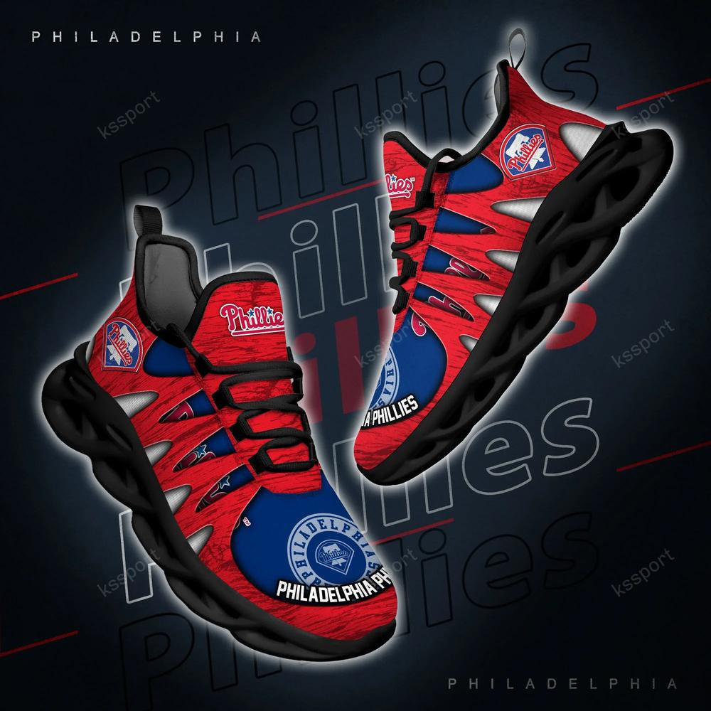 Philadelphia Phillies Max Soul Shoes, Running Sneakers