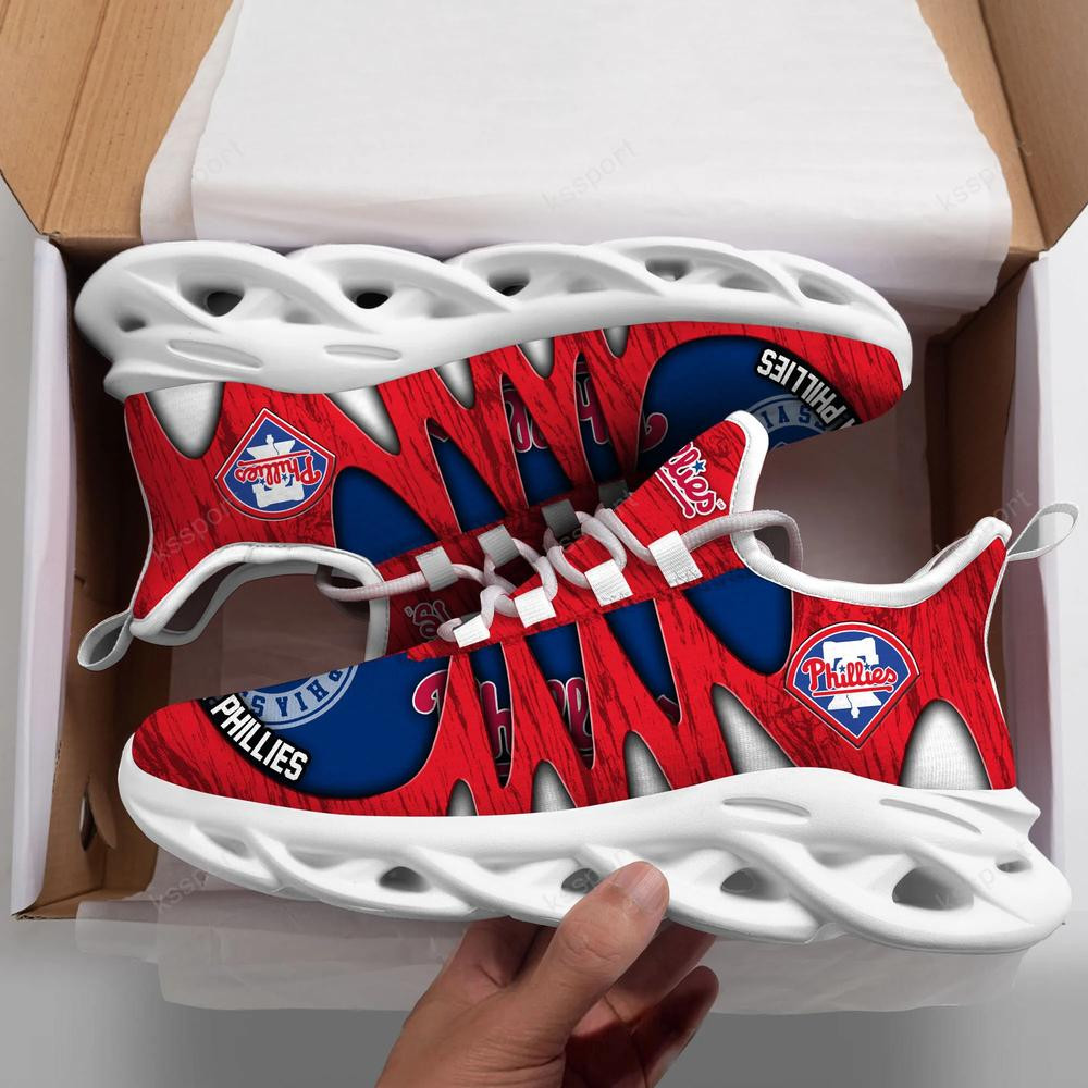 Philadelphia Phillies Max Soul Shoes, Running Sneakers