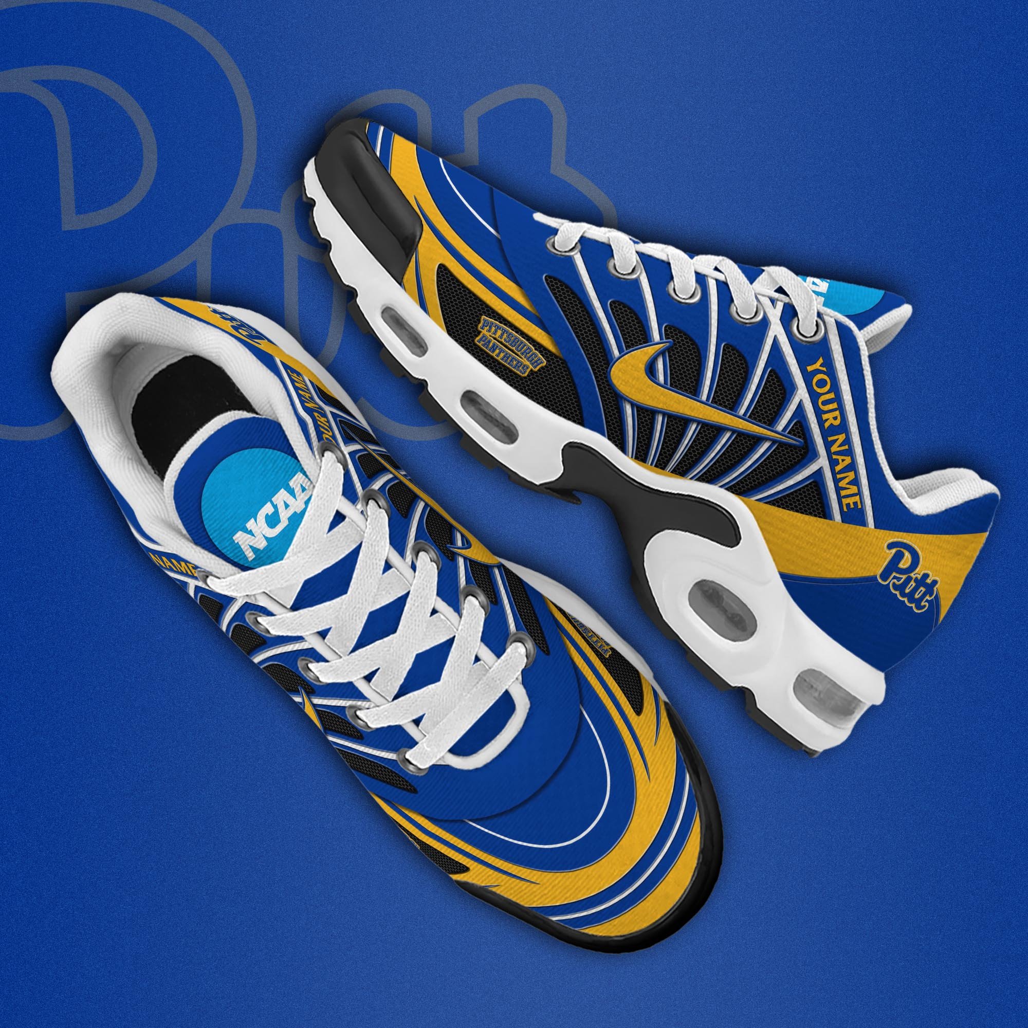 Pittsburgh Panthers TN Shoes 2026 Version Custom Name