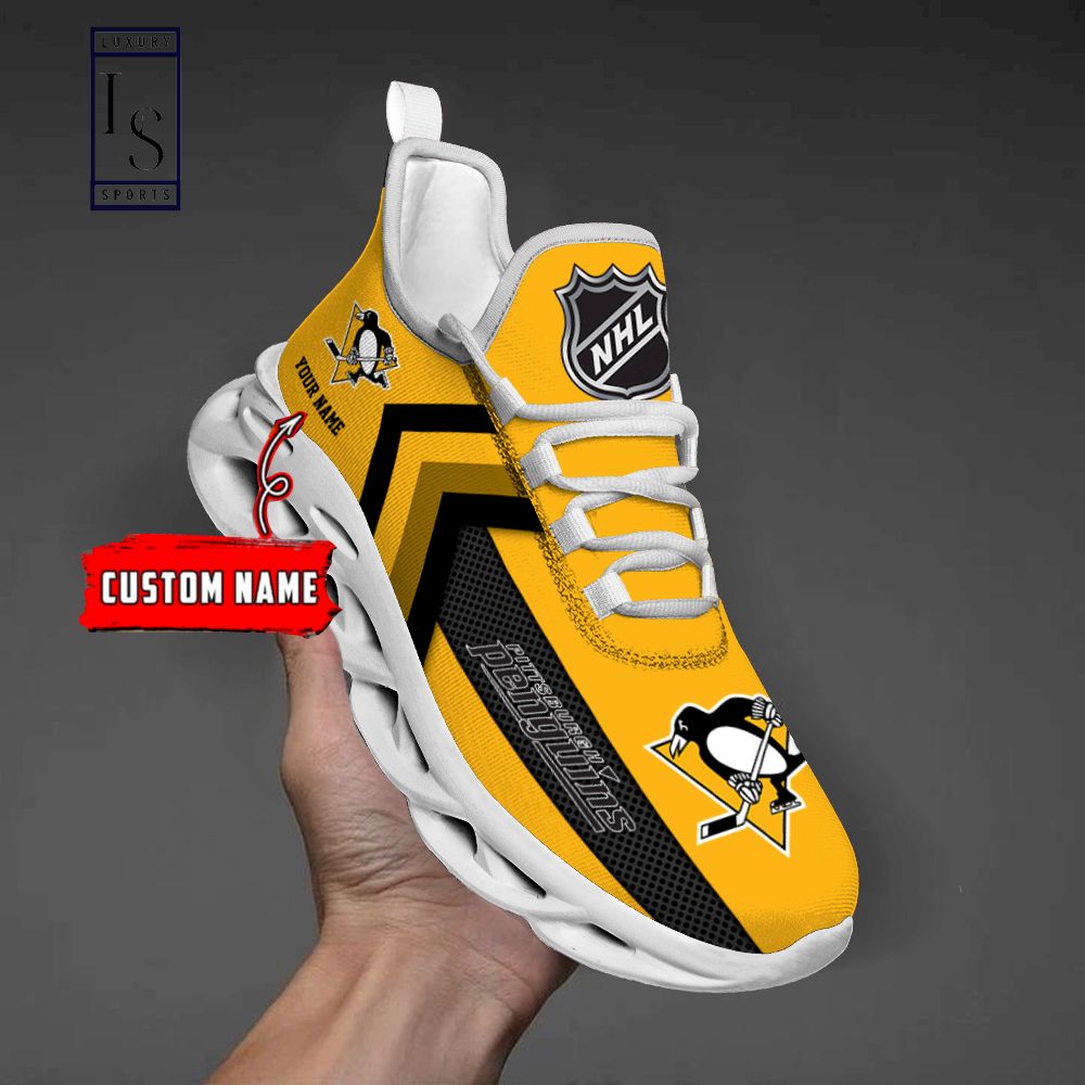 Pittsburgh Penguins NHL Personalized Max Soul Shoes