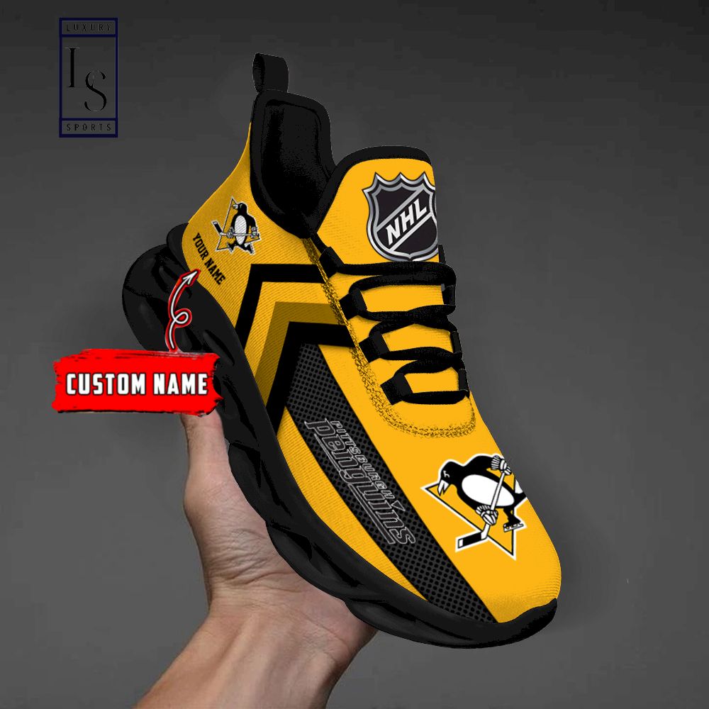 Pittsburgh Penguins NHL Personalized Max Soul Shoes