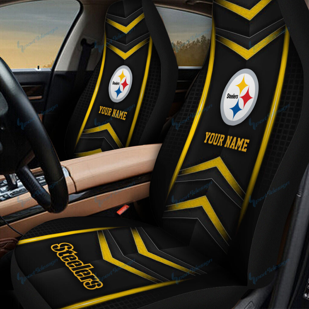 Pittsburgh Steelers Personalized Car Seat Covers BG62