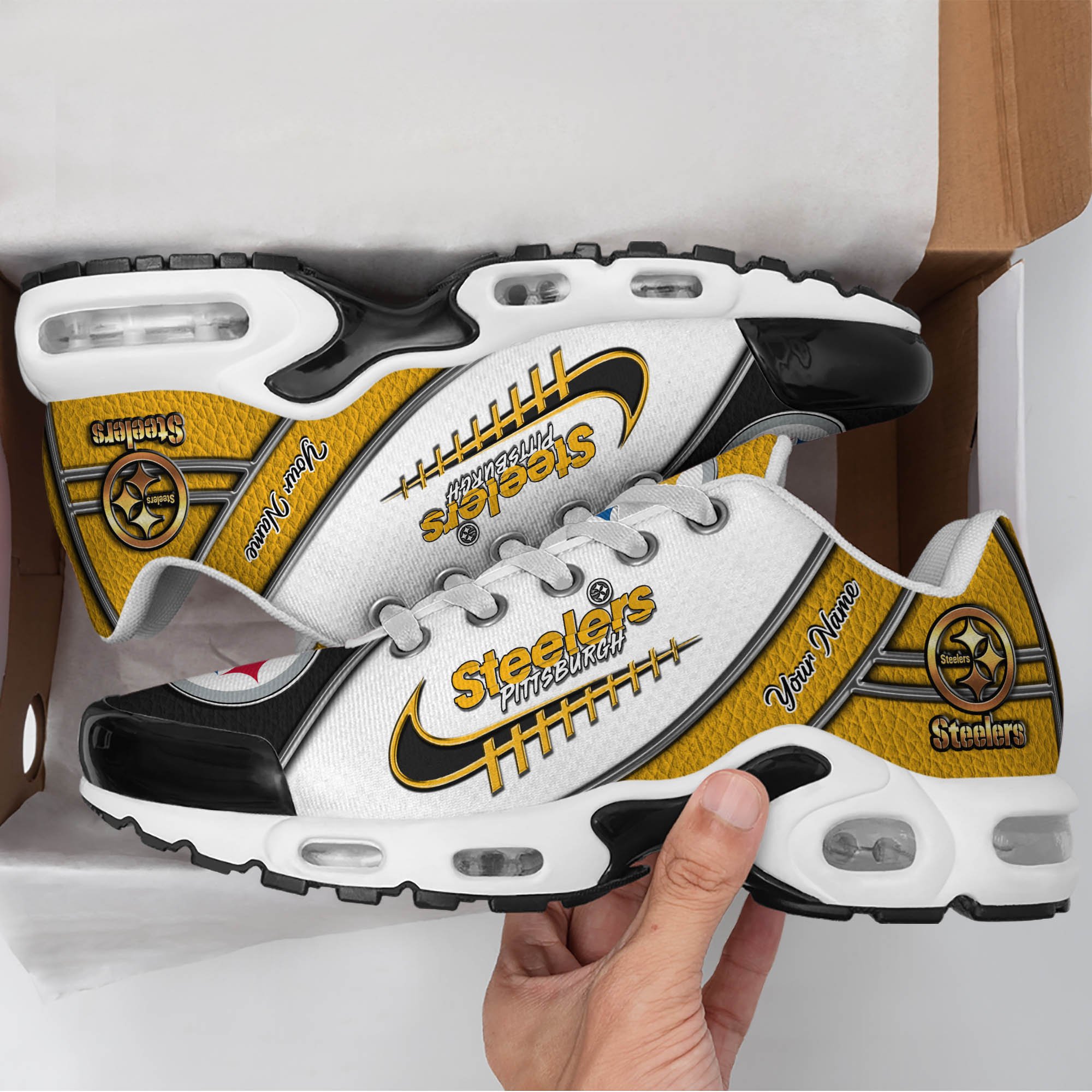 Pittsburgh Steelers TN Shoes 2026 Version Custom Your Name, Football Team Shoes 516