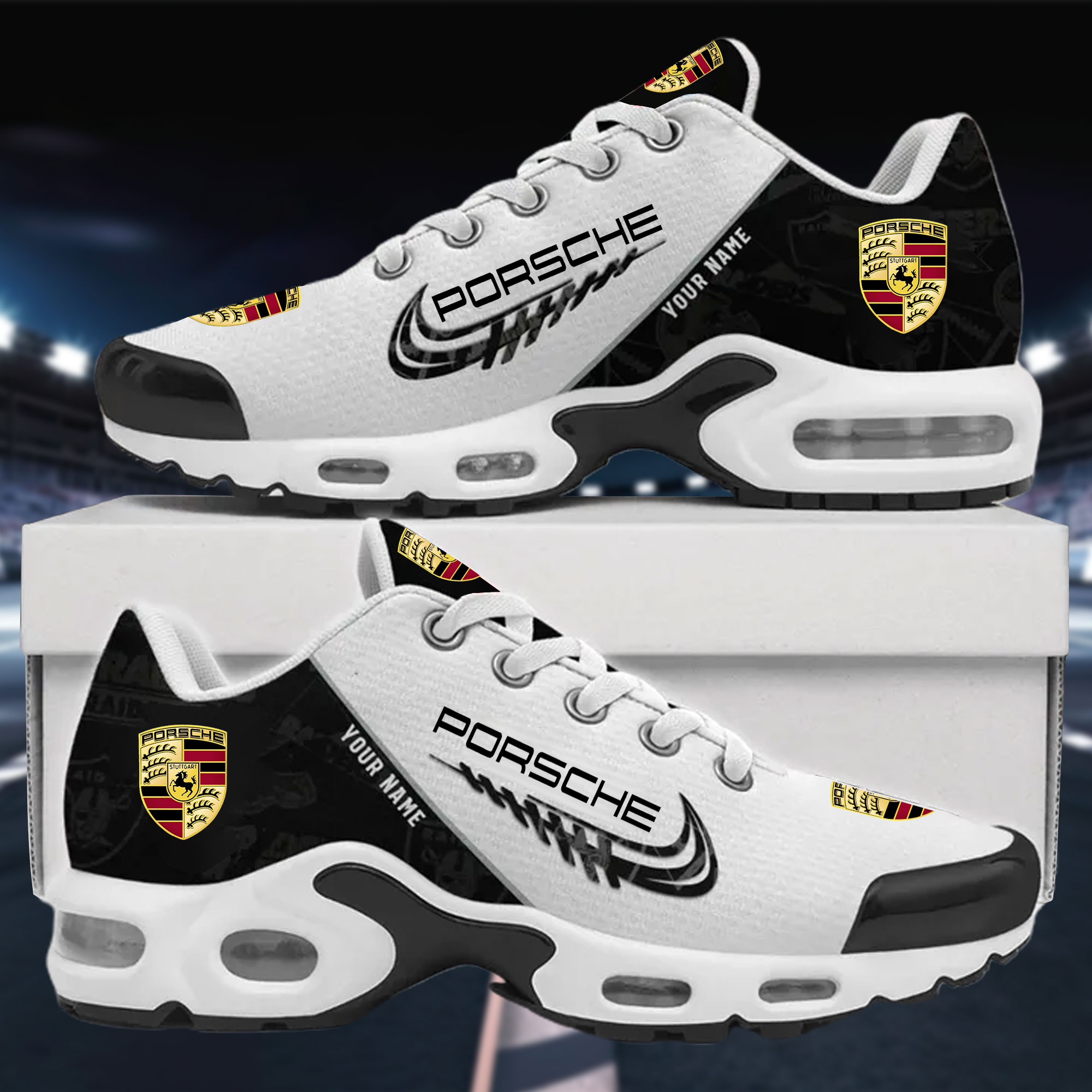 Porsche Custom Name Sport Shoes VS5