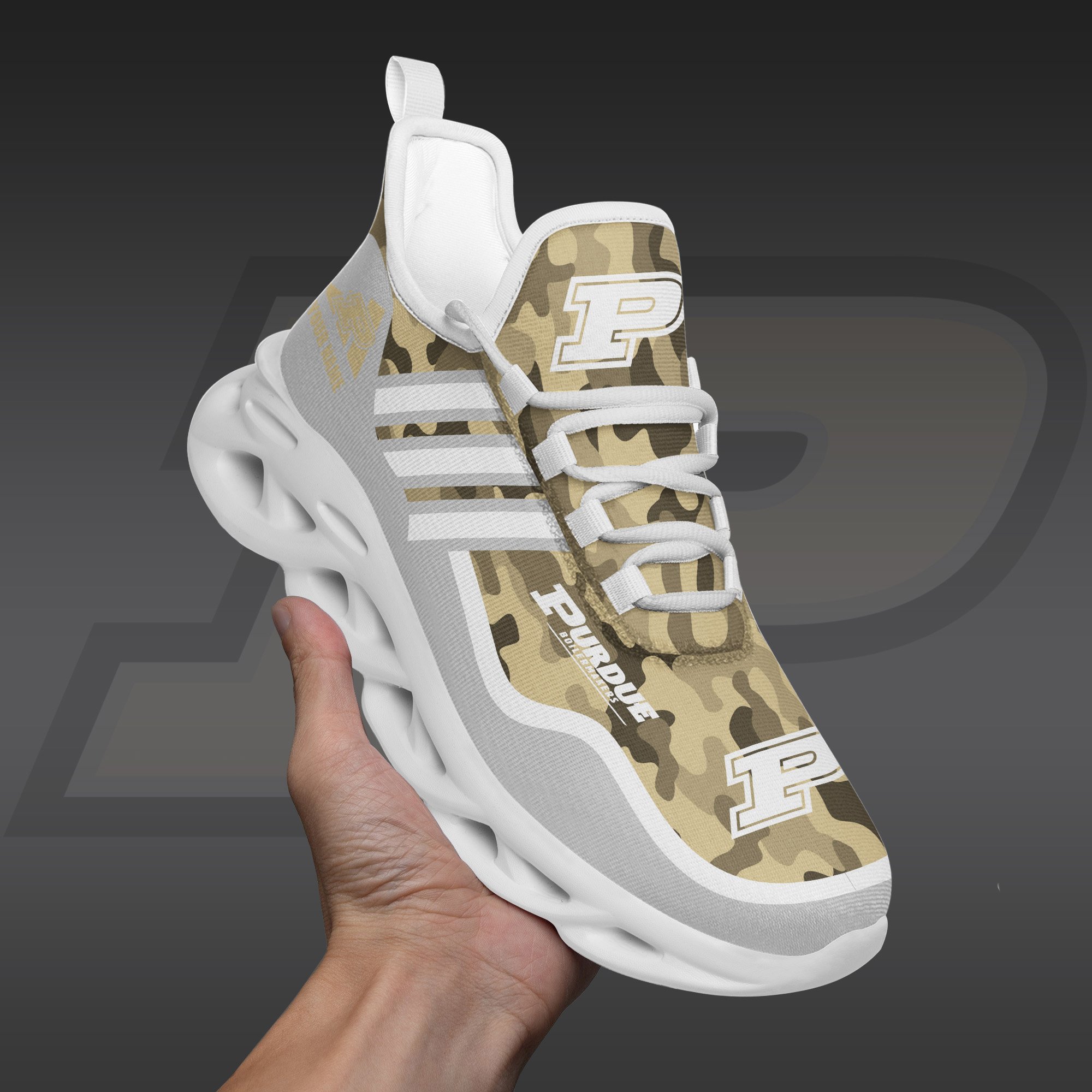 Purdue Boilermakers Black Max Soul Shoes 2026 Versions Custom Name 466