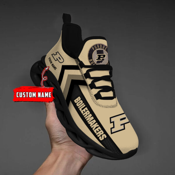 Purdue Boilermakers Personalized Custom Name Max Soul Shoes DS003