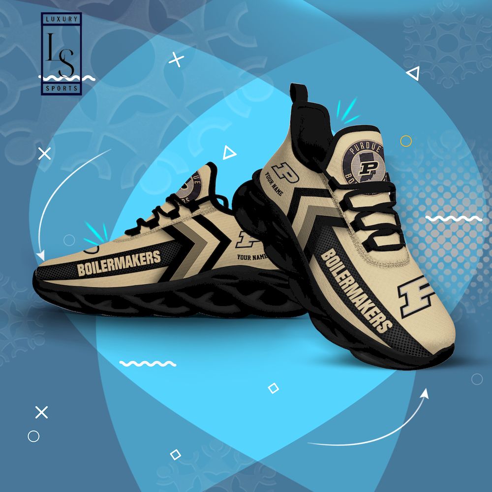 Purdue Boilermakers Personalized Max Soul Shoes