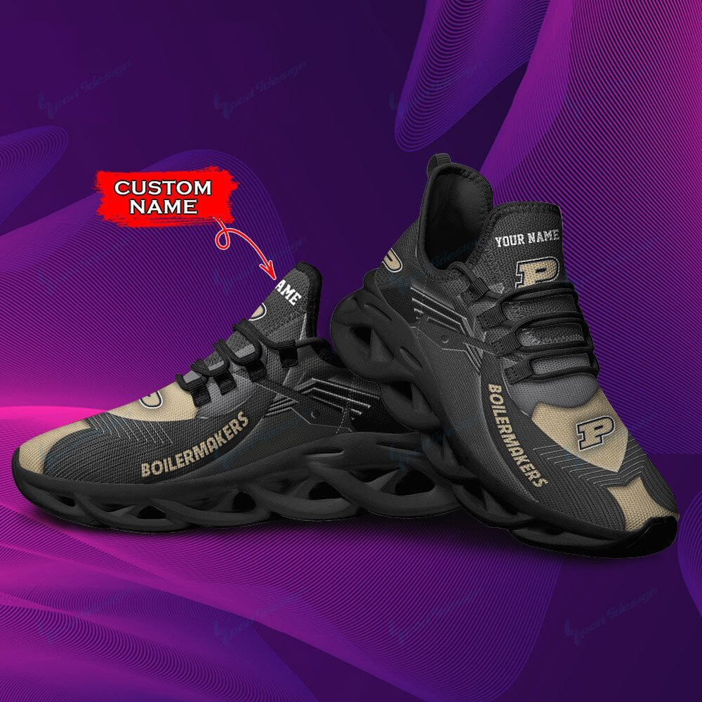 Purdue Boilermakers Personalized Max Soul YZ Running Sneakers 301