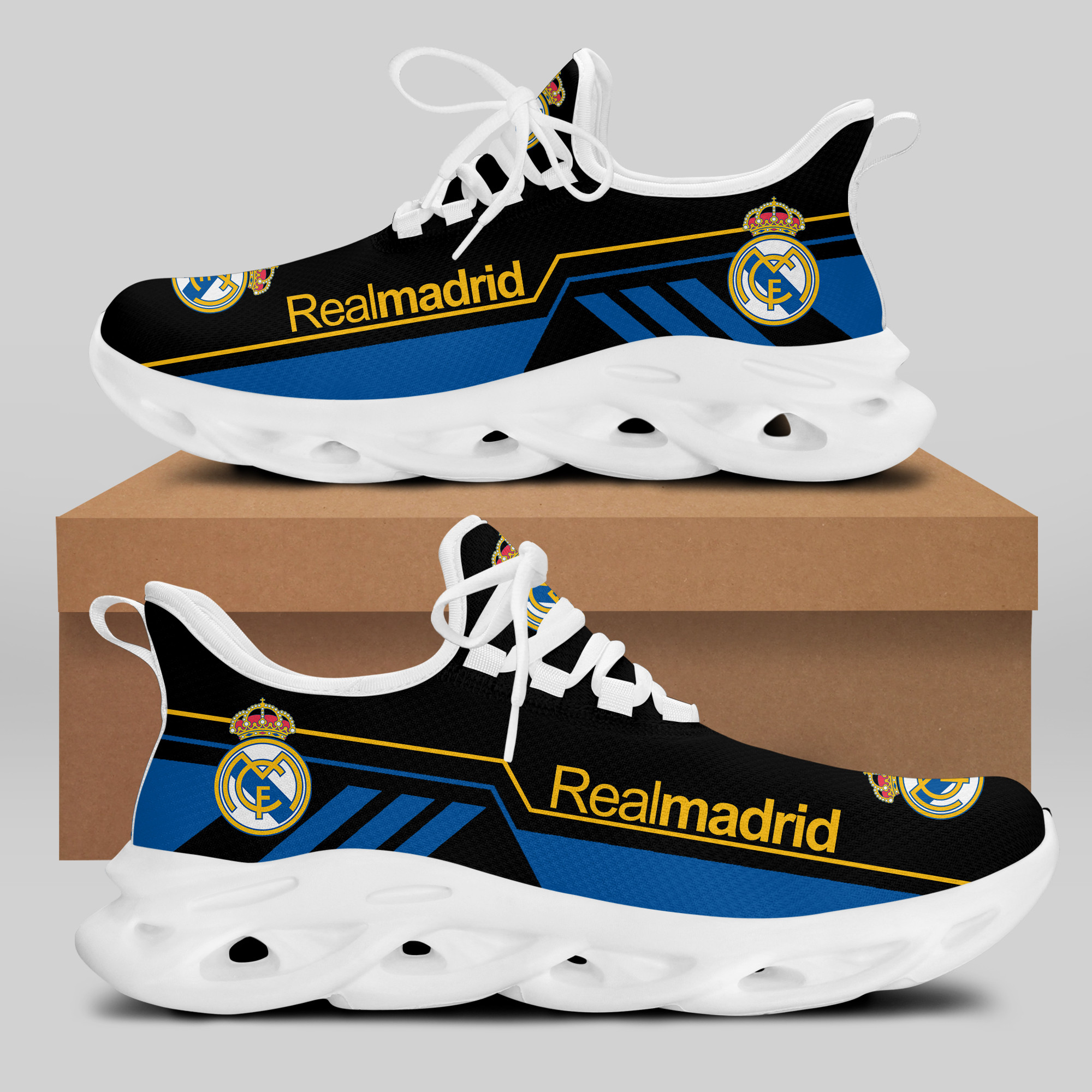 Real Madrid Sneakers Running Shoes Ver 8