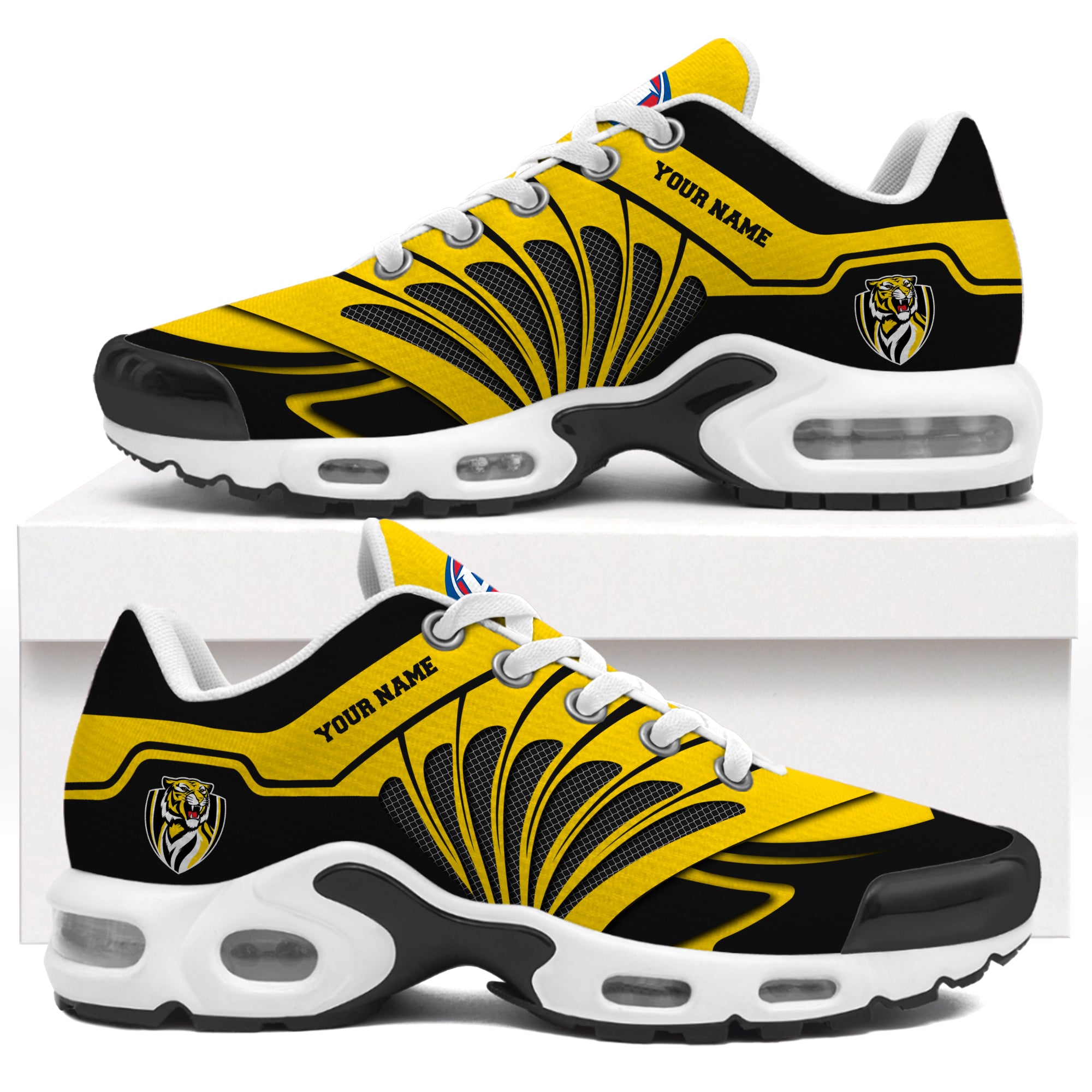 Richmond Tigers CUSTOMIZED UNISEX AIR MAX PLUS SNEAKERS