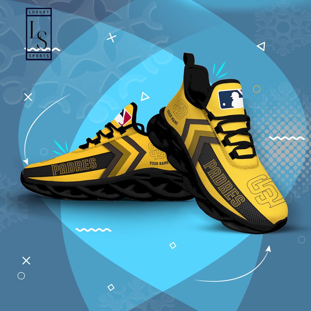 San Diego Padres Personalized Max Soul Shoes