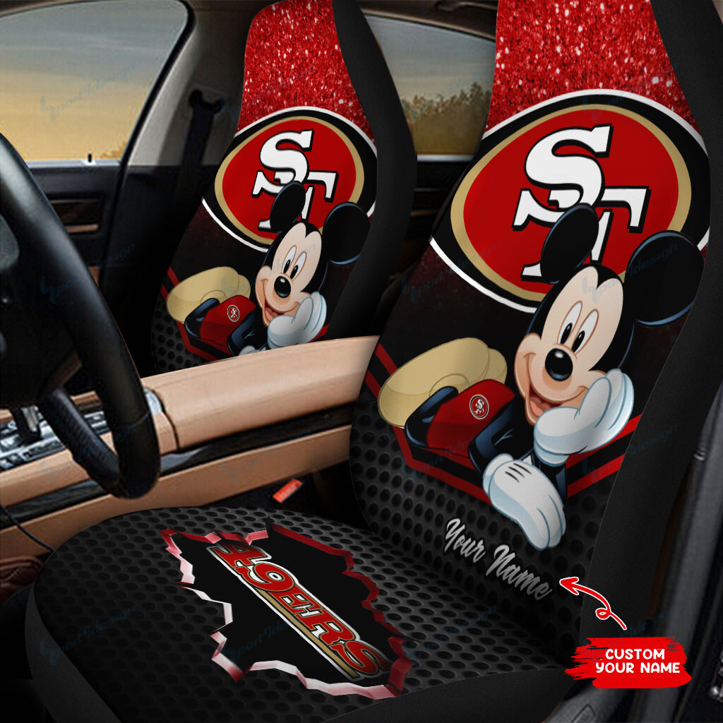 San Francisco 49ers Personalized Car Seat Covers BG104