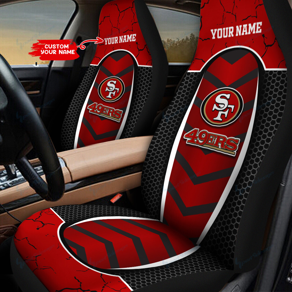 San Francisco 49ers Personalized Car Seat Covers BG148