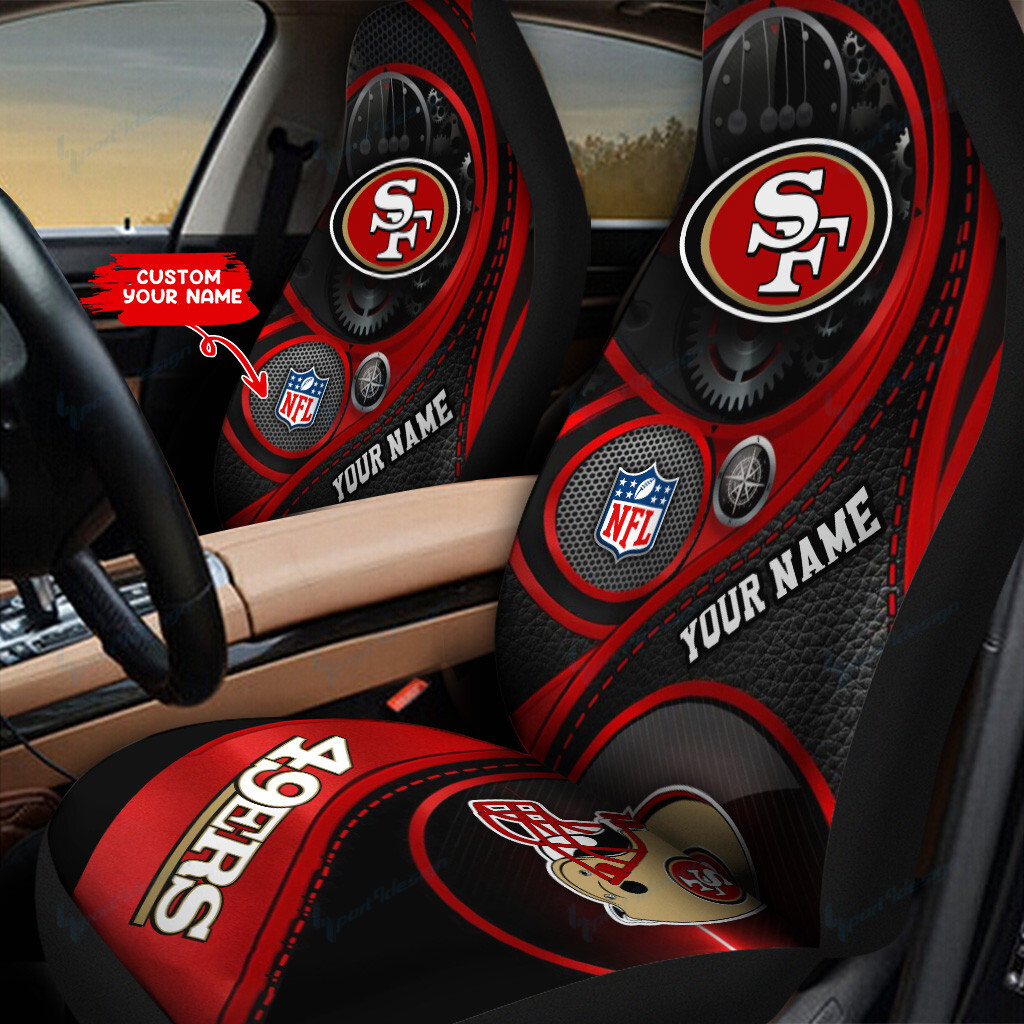 San Francisco 49ers Personalized Car Seat Covers BG243