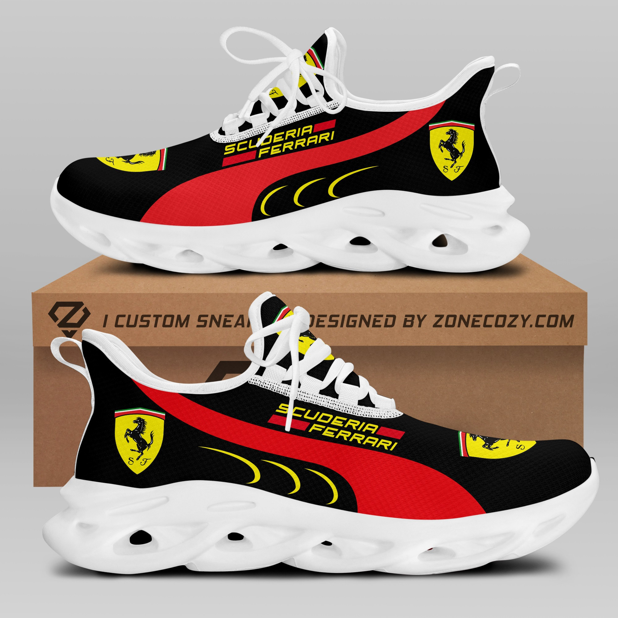 Scuderia Ferrari Chunky Custom Sneaker V3
