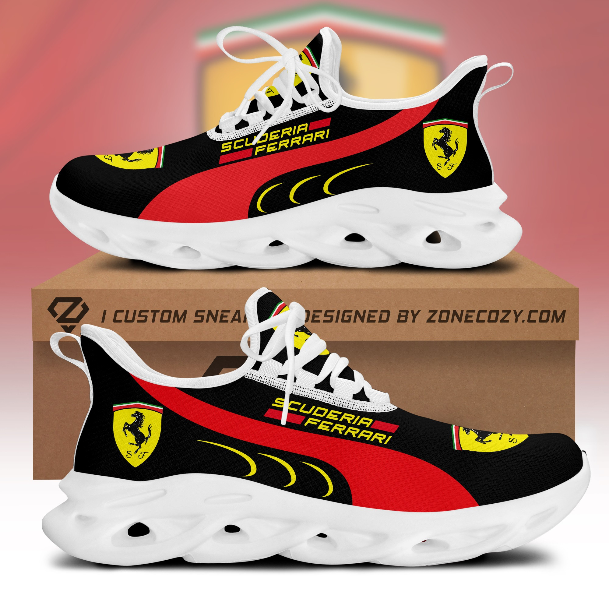 Scuderia Ferrari Chunky Custom Sneaker V3