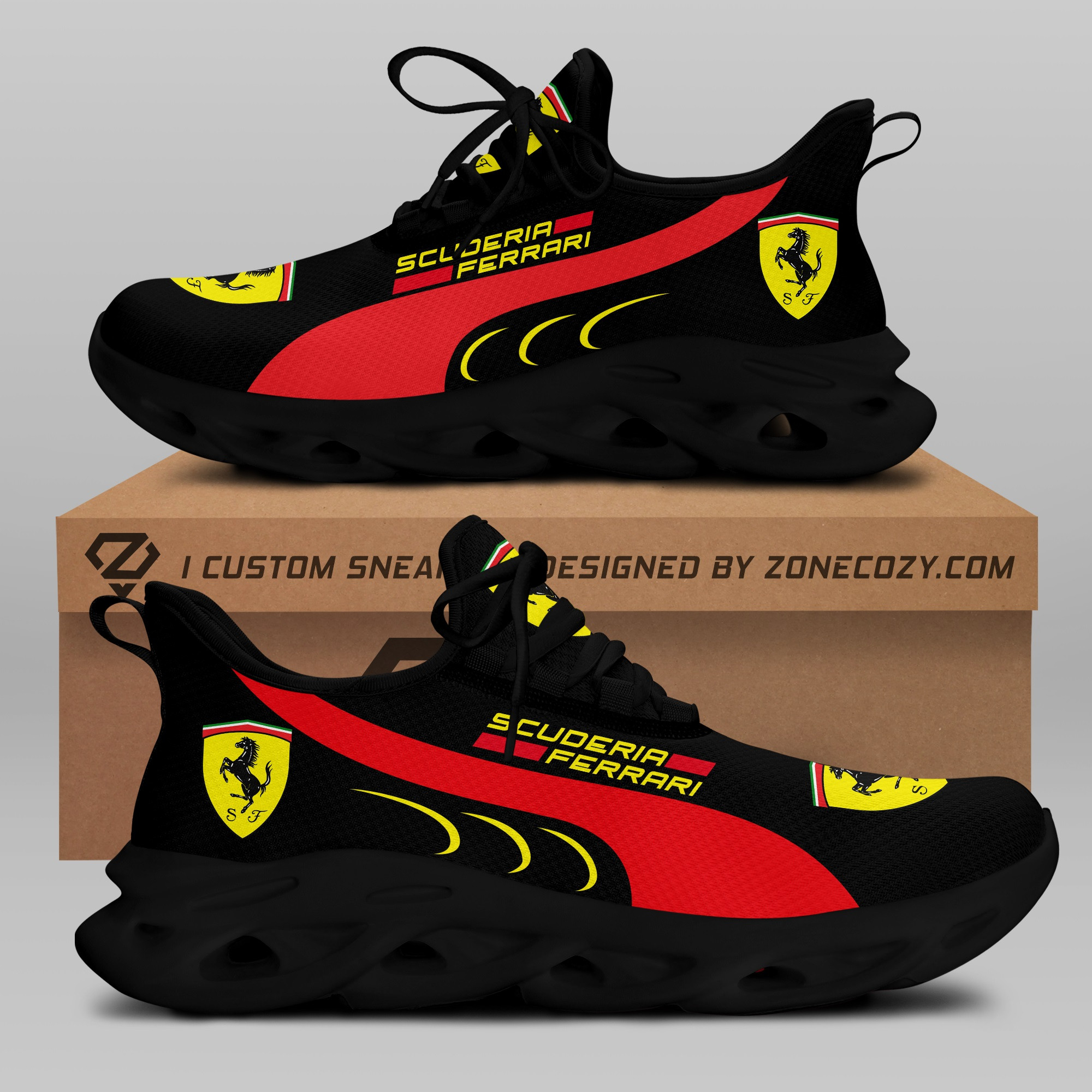 Scuderia Ferrari Chunky Custom Sneaker V3