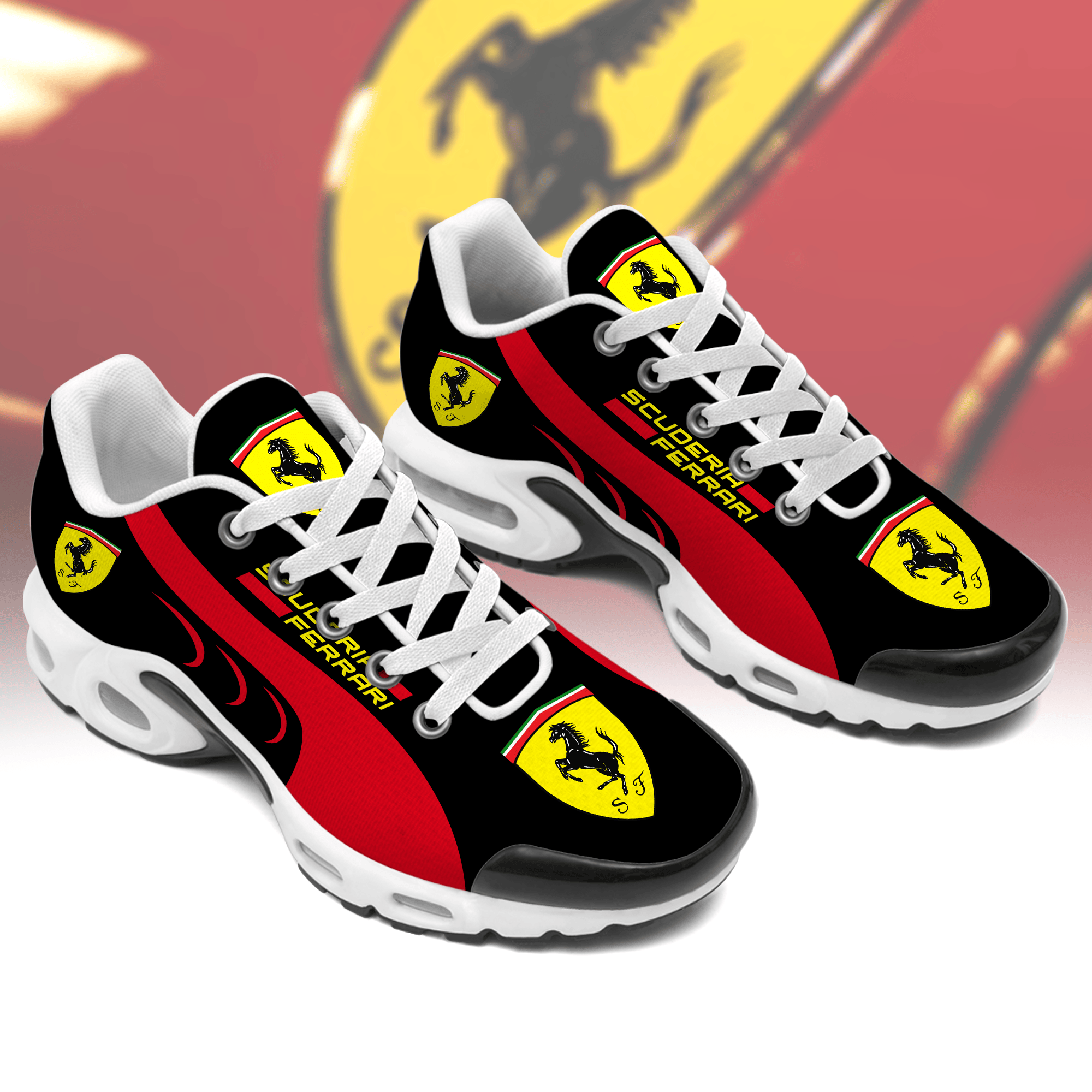 Scuderia Ferrari Motor Sport Team Air Cushion Red Sneaker